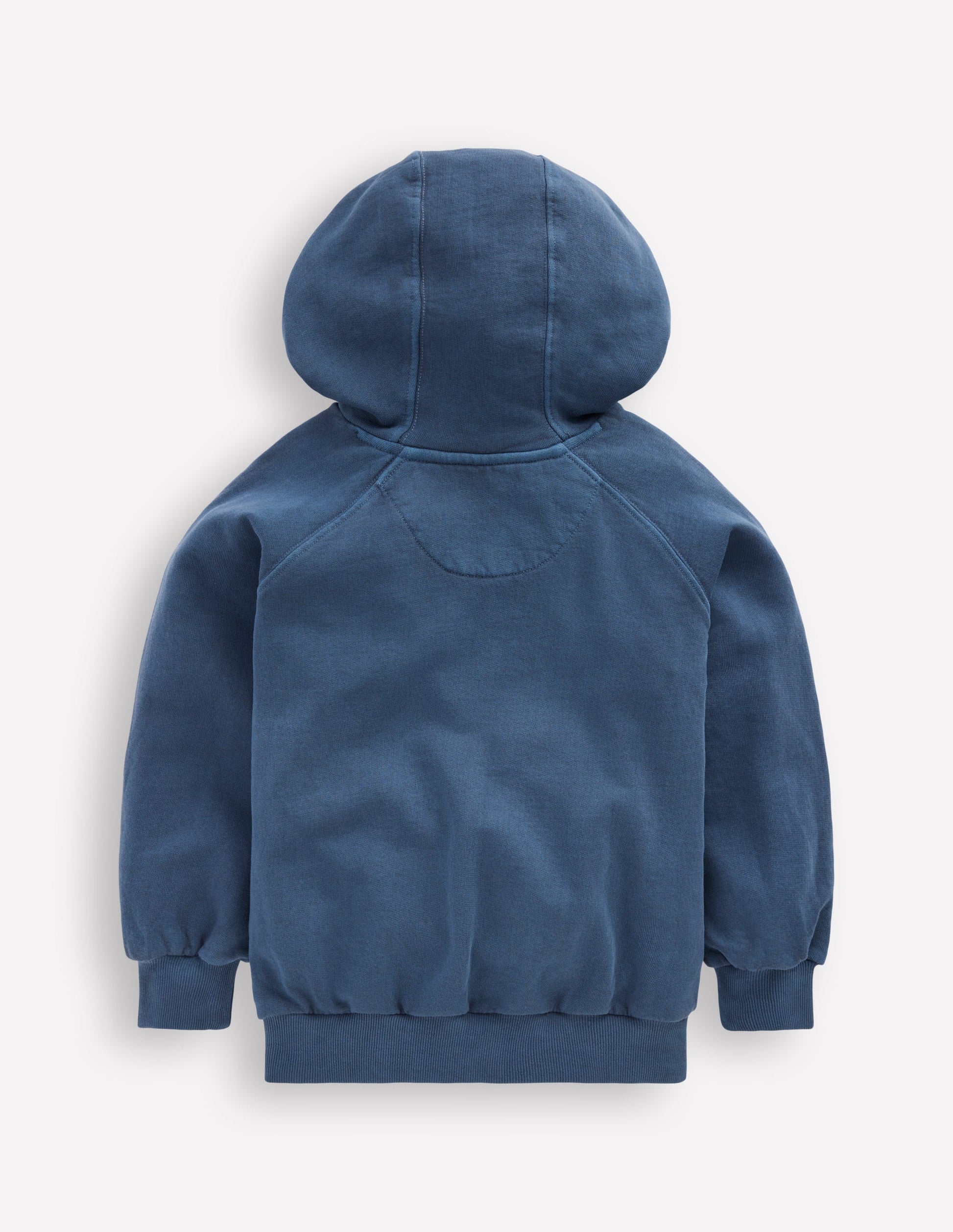 Stückgefärbter Grafik-Kapuzenpullover-Urlaubsmotiv mit Auto-3