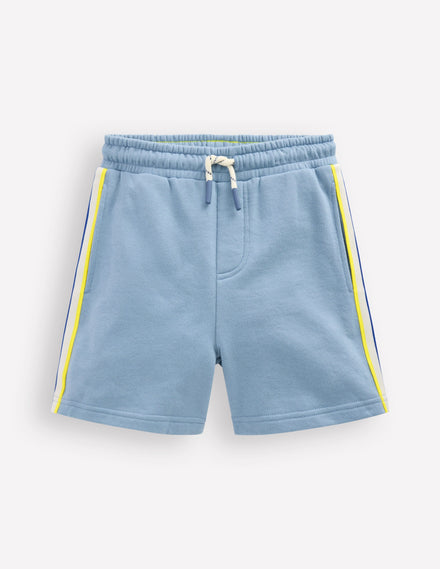 Shorts in Blockfarben-Blau Blockfarben Streifen
