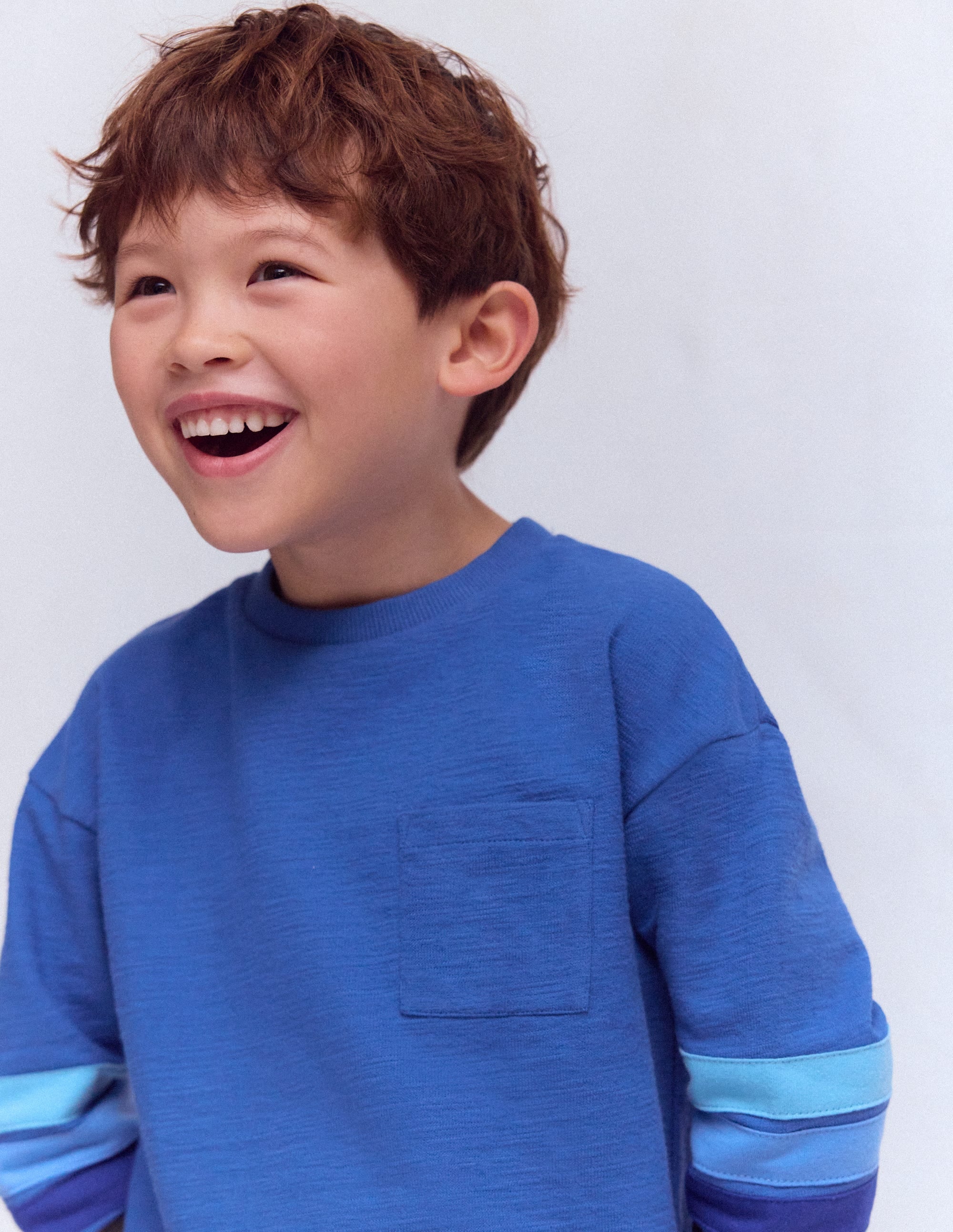 Lässiges, mittelschweres Langarmshirt-Blauhäher - Image 2