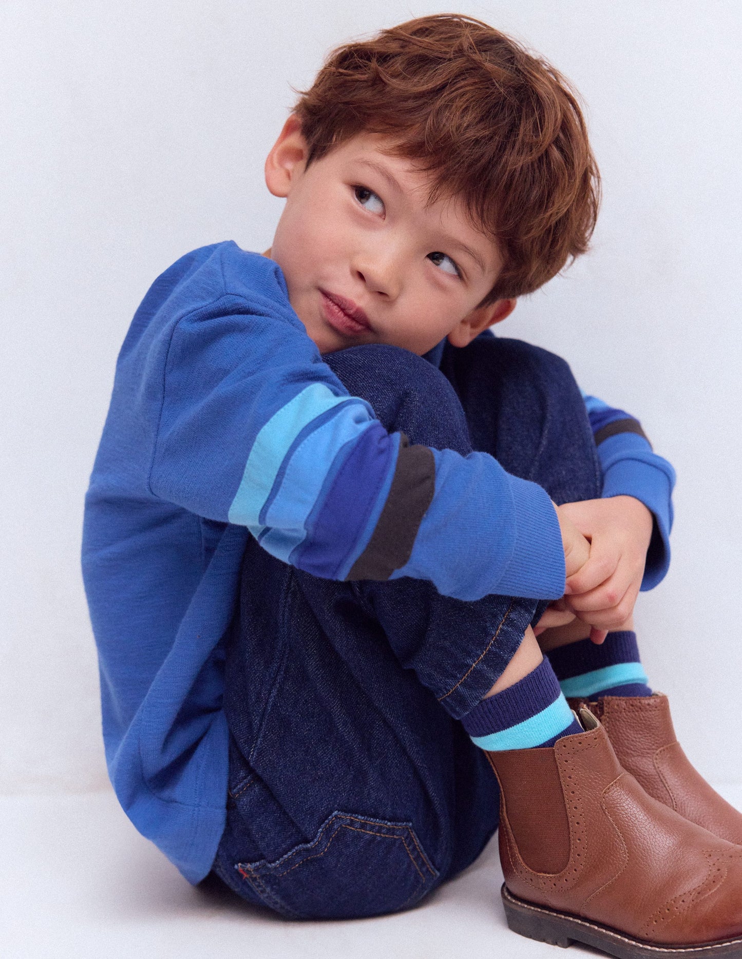 Relaxed Mid-weight T-shirt-Bluejay