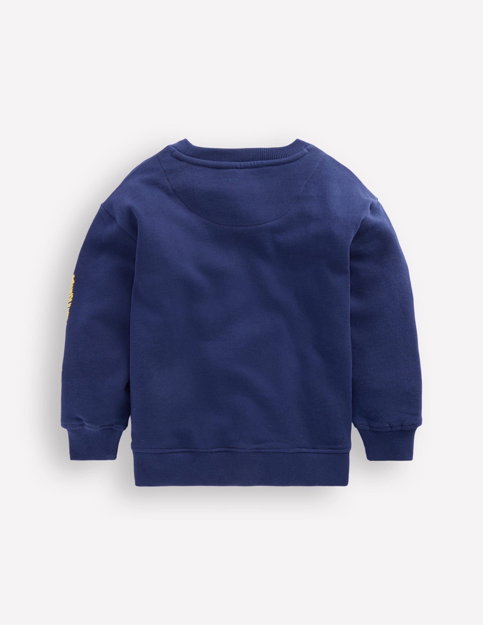 Besticktes Sweatshirt-Schuluniform-Marineblau Meerestiere-2