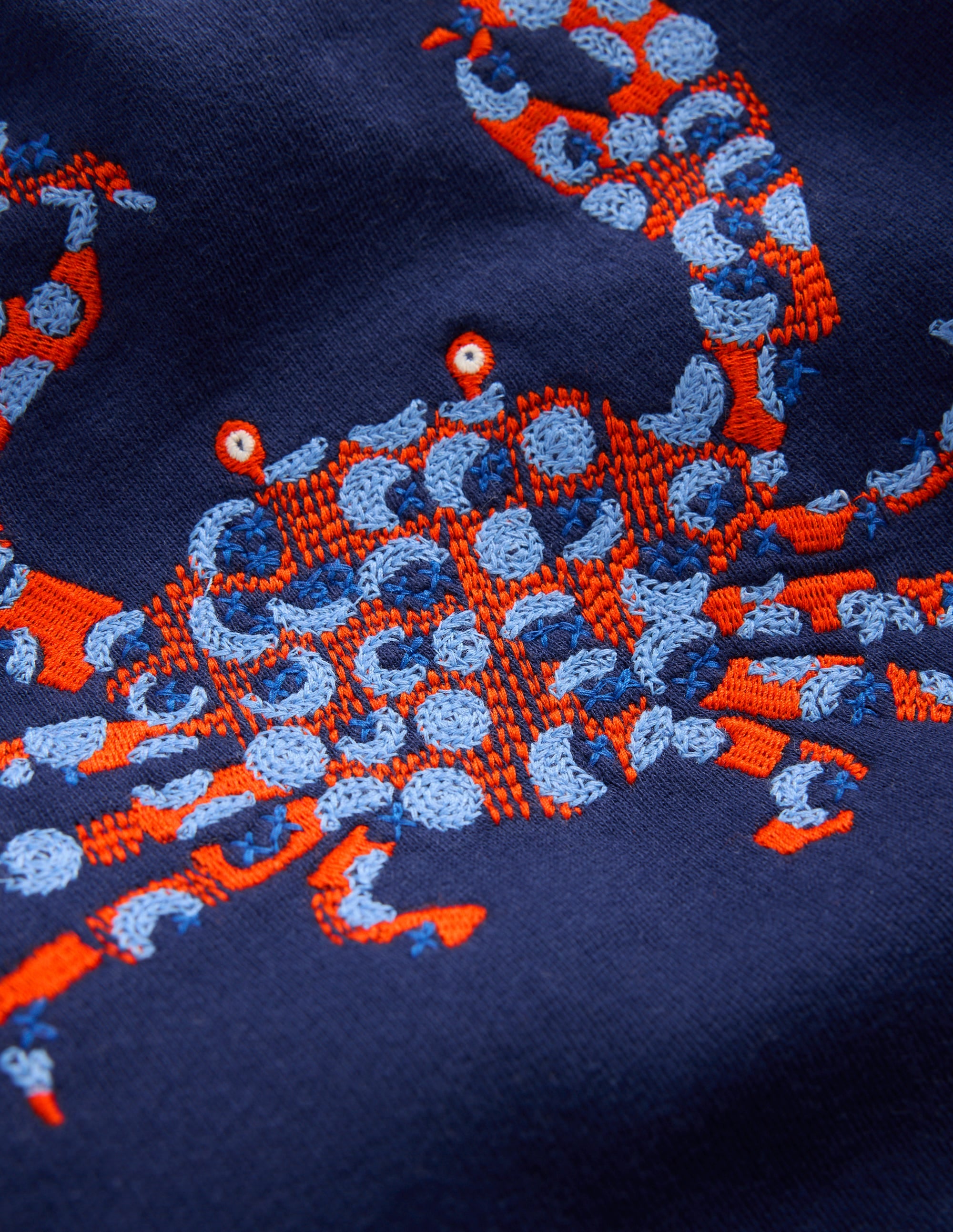 Sweat à super surpiqûres-Créatures marines bleu marine universitaire - Image 3