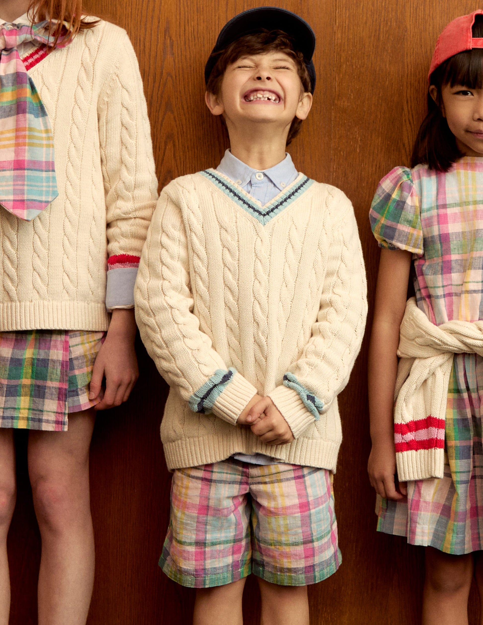 Short à carreaux Madras-Écossais Madras-1