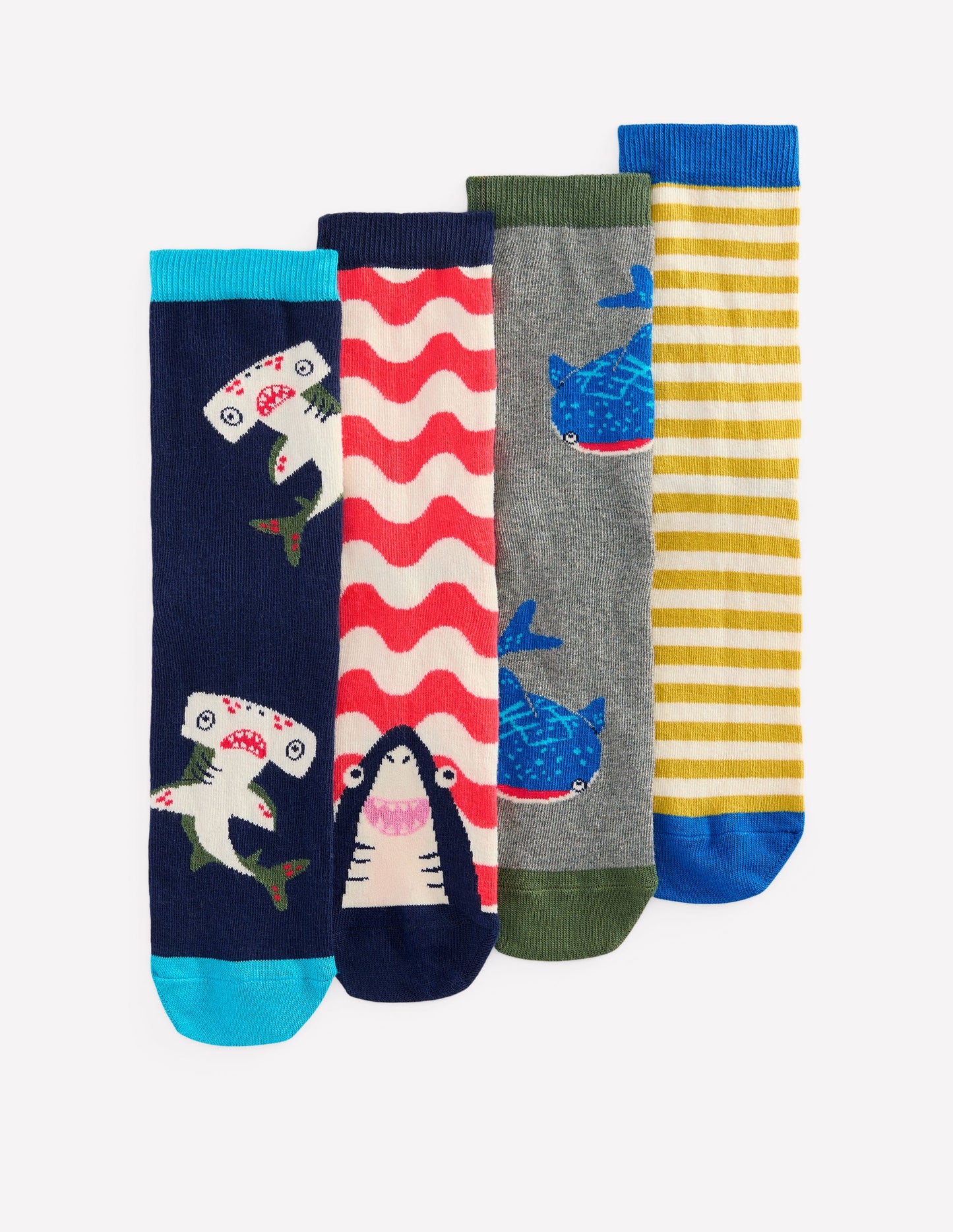 7 paires de chaussettes-Motif requins