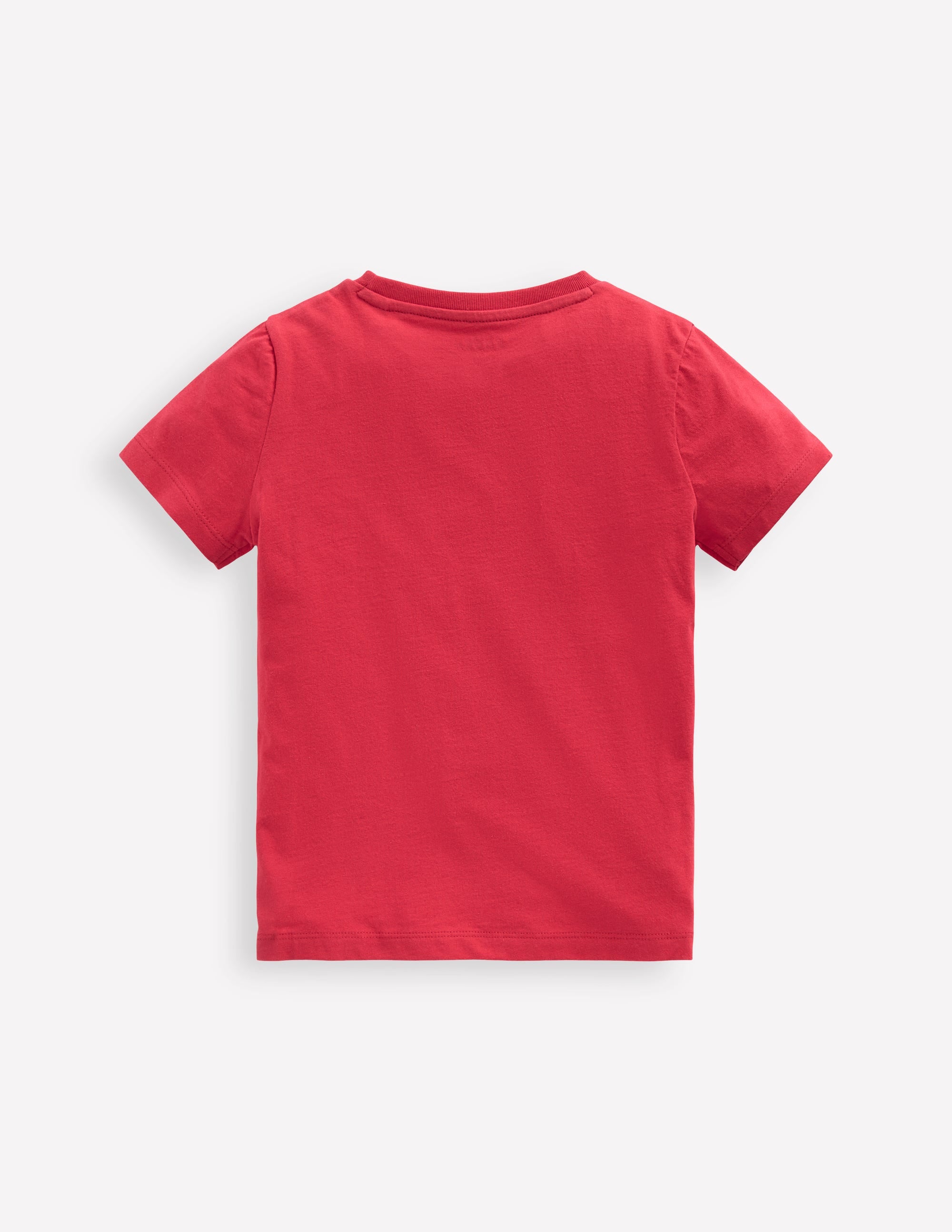 T-shirt à super surpiqûres-Crocodile rouge - Image 2