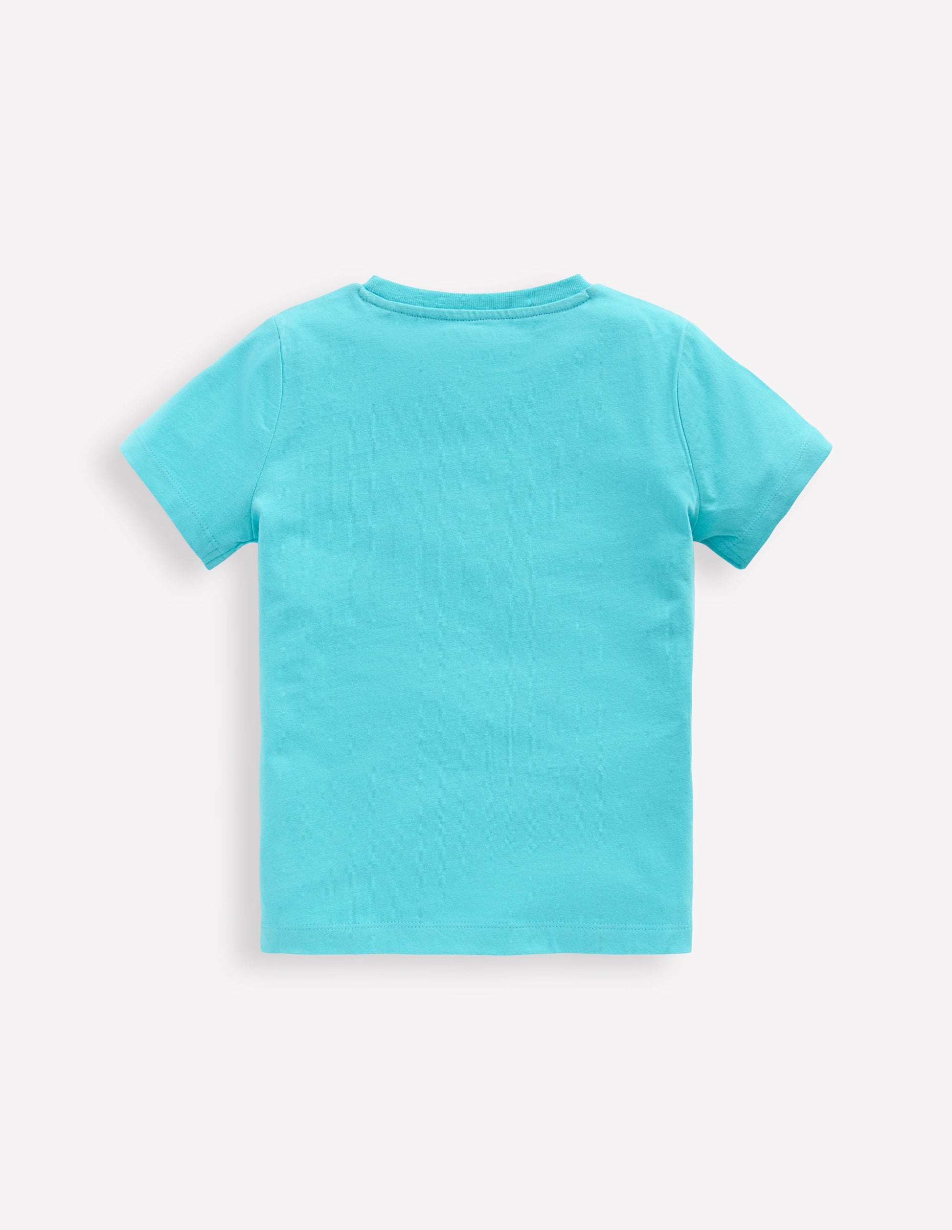 T-Shirt mit Superstitch-Design-Aqua Elefant-2