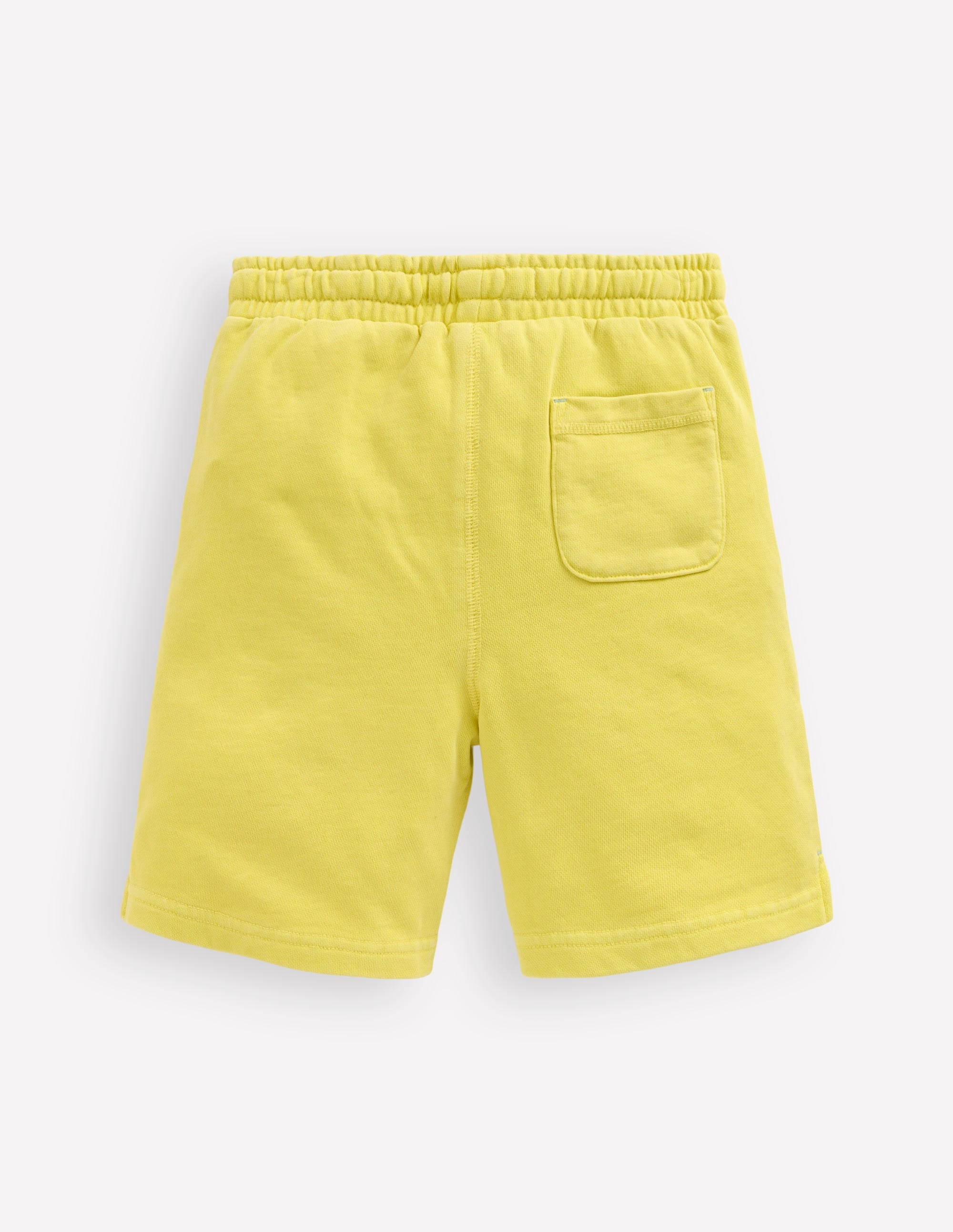Stückgefärbte Sweatshorts-Brausegelb Limettengelb - Image 3