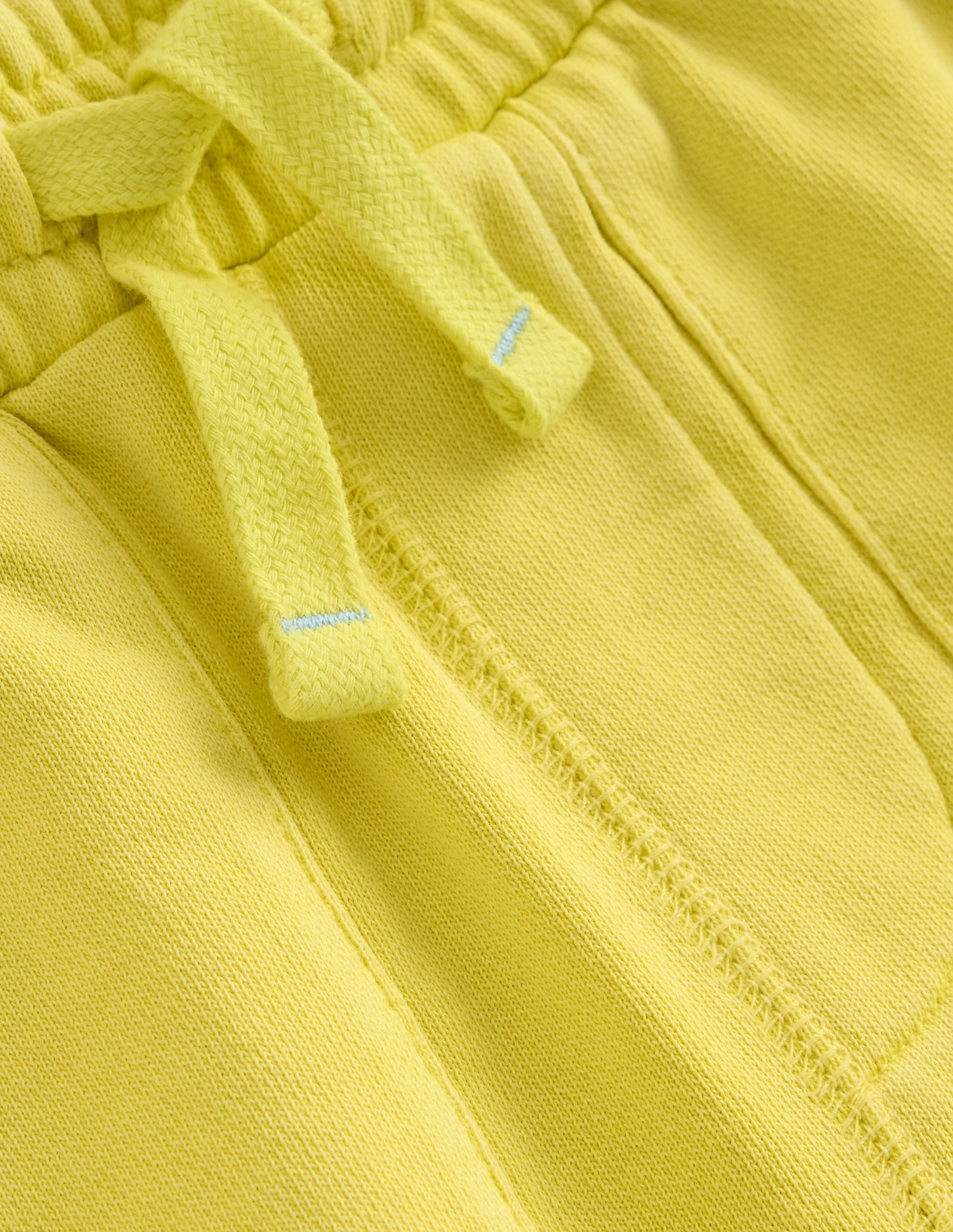 Stückgefärbte Sweatshorts-Brausegelb Limettengelb - Image 4