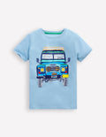 T-Shirt mit Grafik-Gletscherblau Jeep