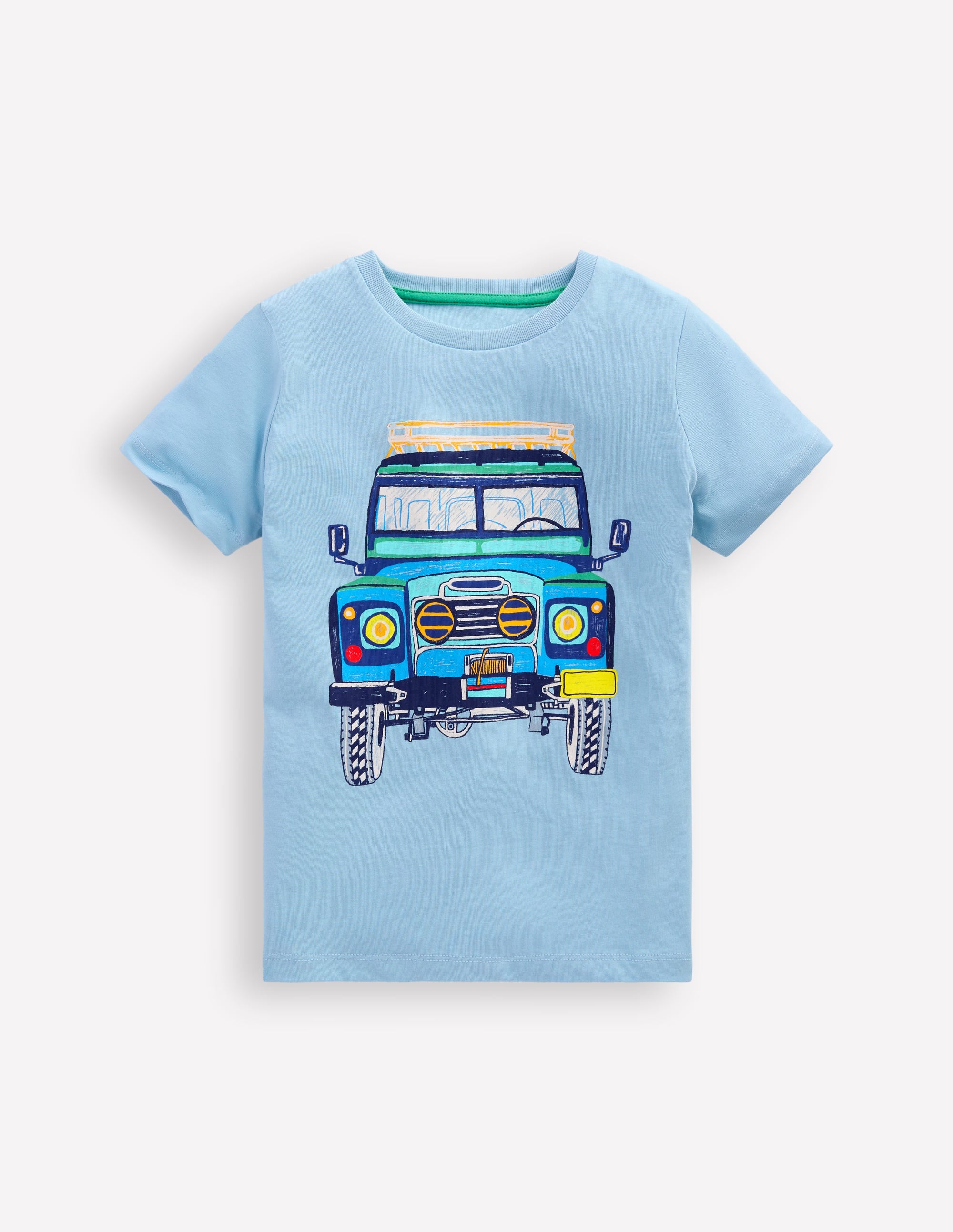 T-Shirt mit Grafik-Gletscherblau Jeep - Image 1