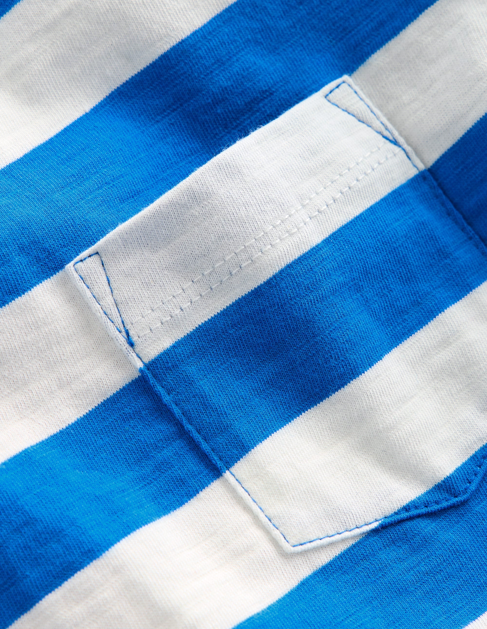 T-Shirt für den Alltag-Eisvogelblau/Sanftes Naturweiß - Image 3