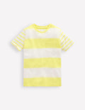 Everyday Short Sleeve T-Shirt-Yellow Hotch sleeve