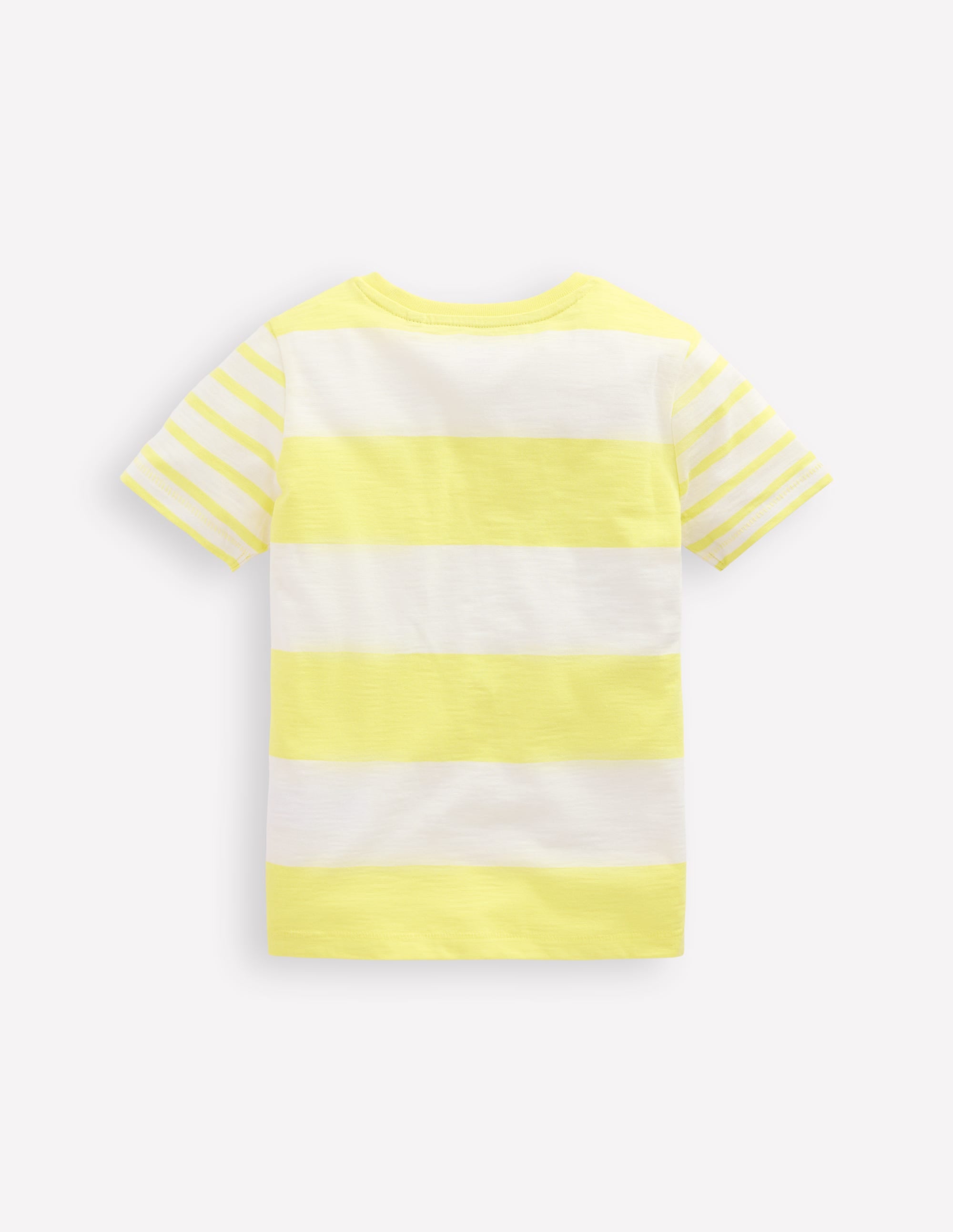 T-shirt manches courtes pour tous les jours-Manches pêle-mêle jaune - Image 2