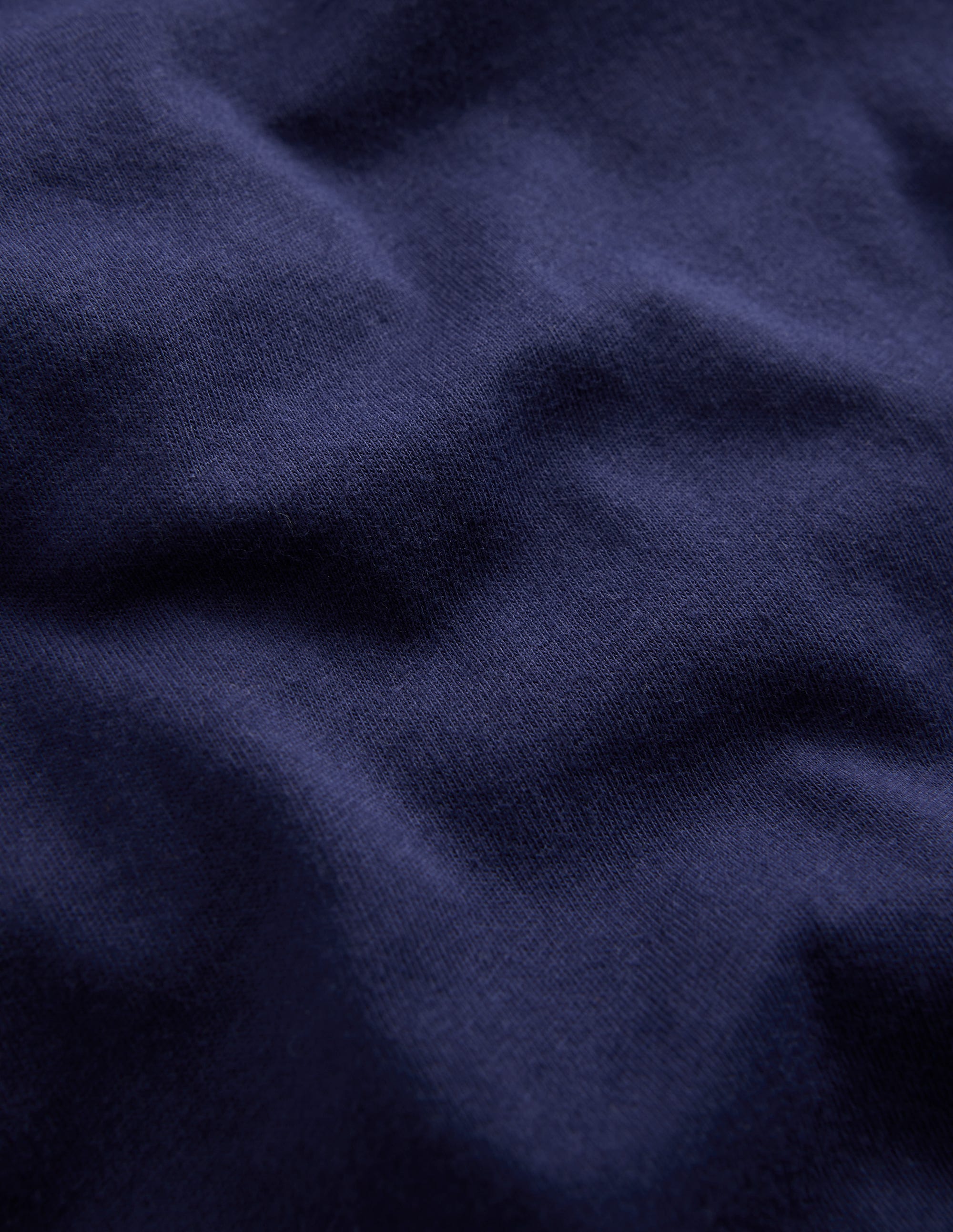 T-shirt à bordures contrastantes-Bleu marine - Image 3
