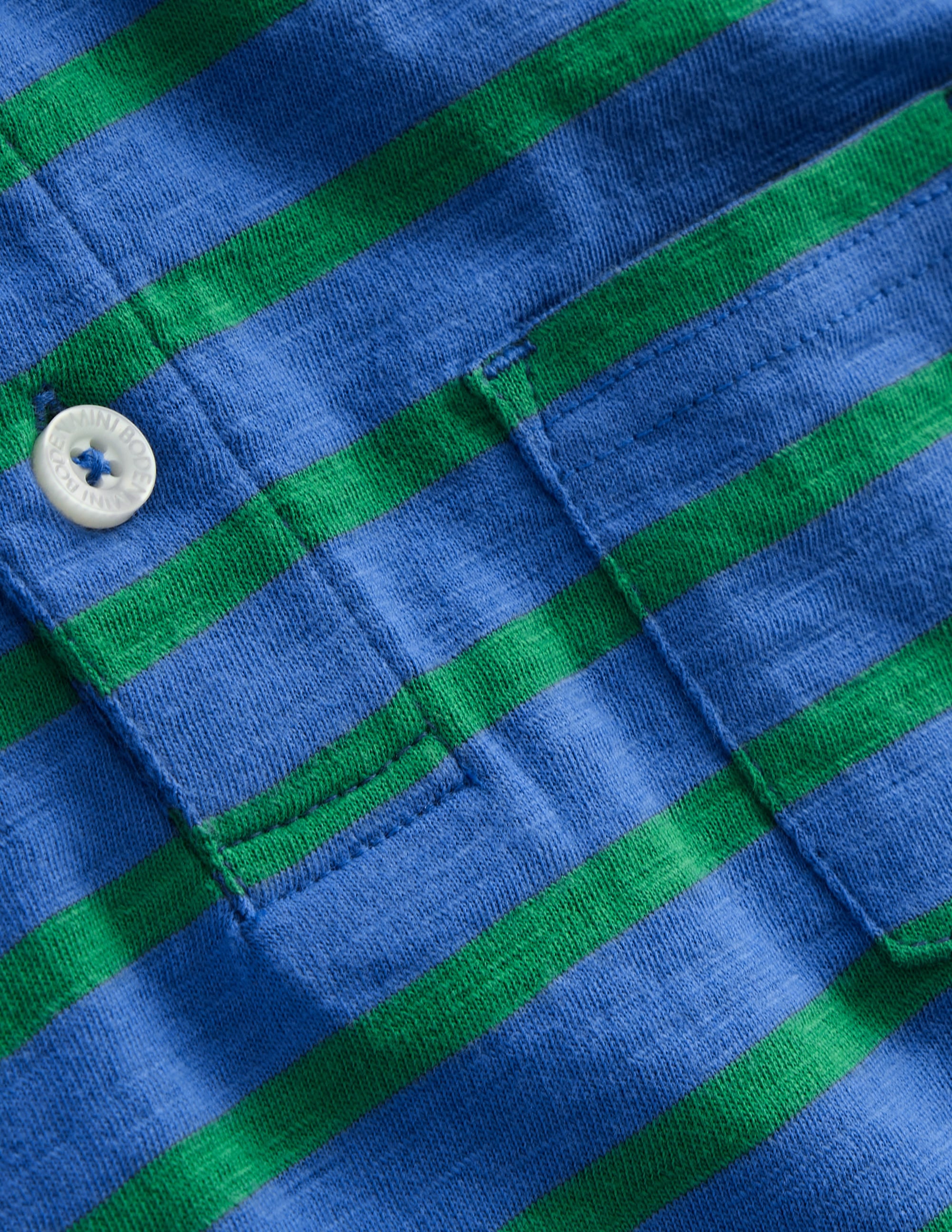 Polo flammé-Bleu régate/vert trèfle - Image 3