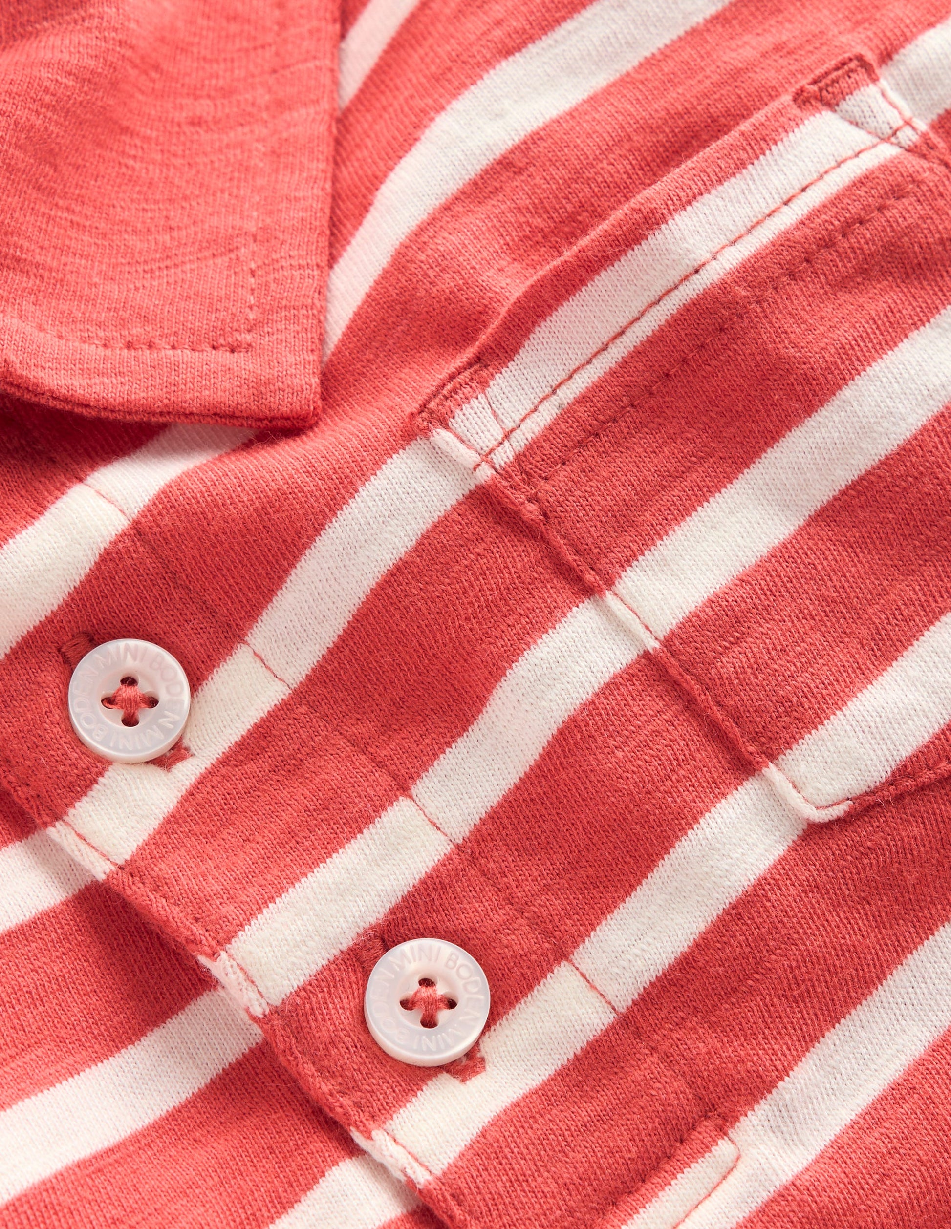 Flammgarn-Polohemd-Terrakotta-Ton und Naturweiß-3