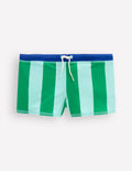 Badehose-Blau/Grün Streifen