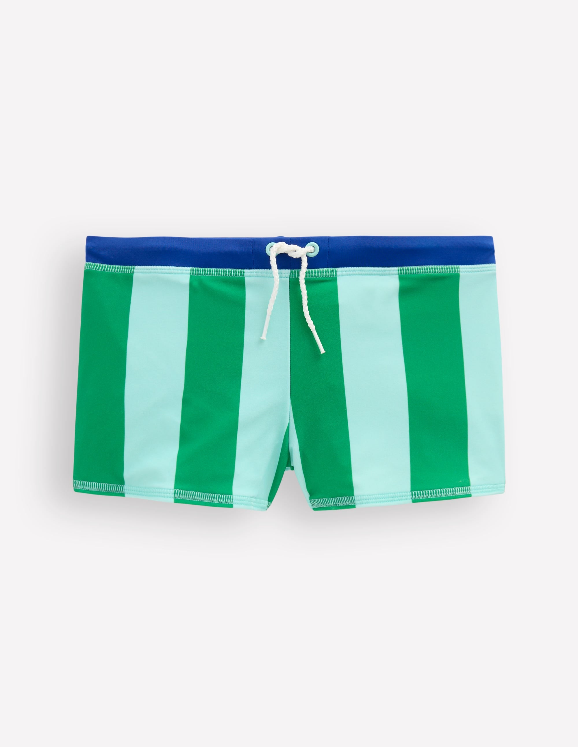 Short de bain-Rayé bleu/vert - Image 1