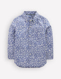 Chemise en coton-Motif petites fleurs