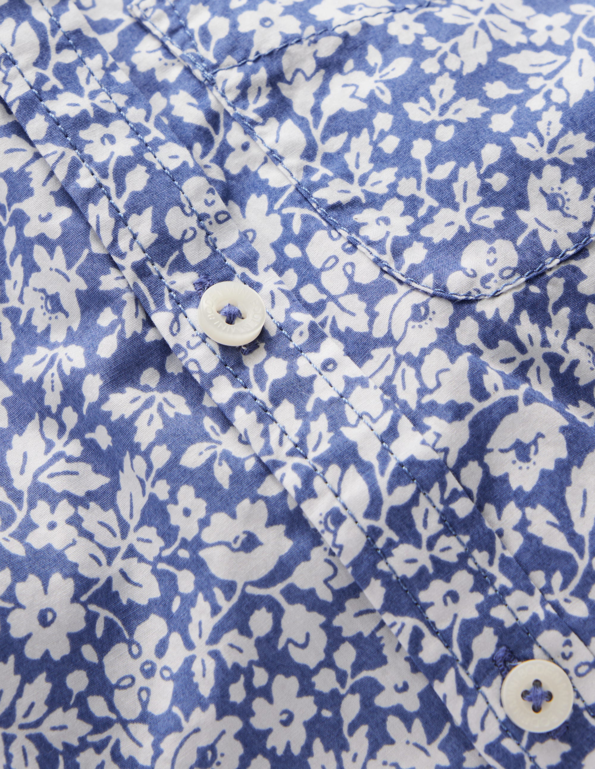 Chemise en coton-Motif petites fleurs - Image 3