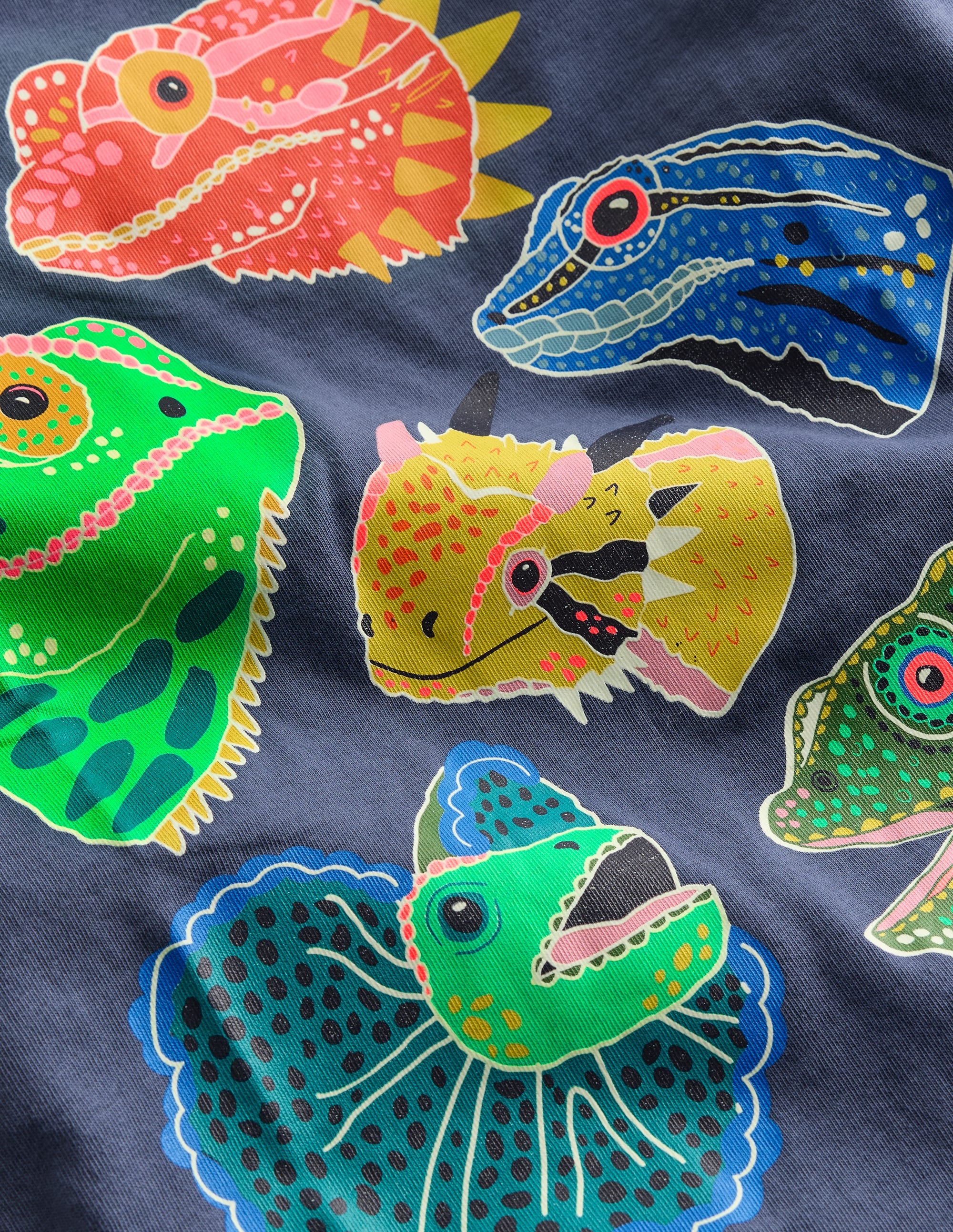 T-shirt phosphorescent-Lézards bleu robot - Image 3