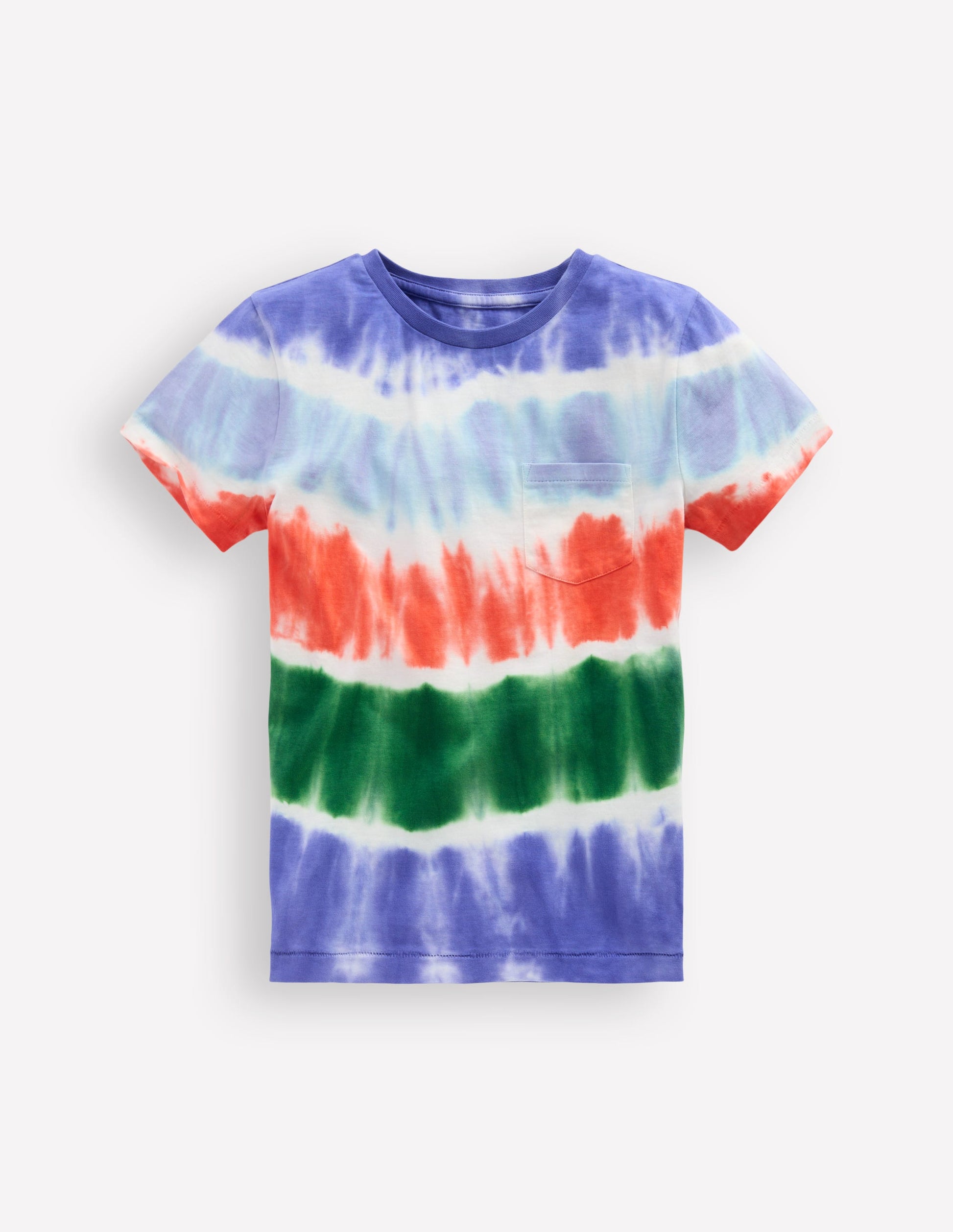 T-Shirt mit Batikmuster-Bunt-2