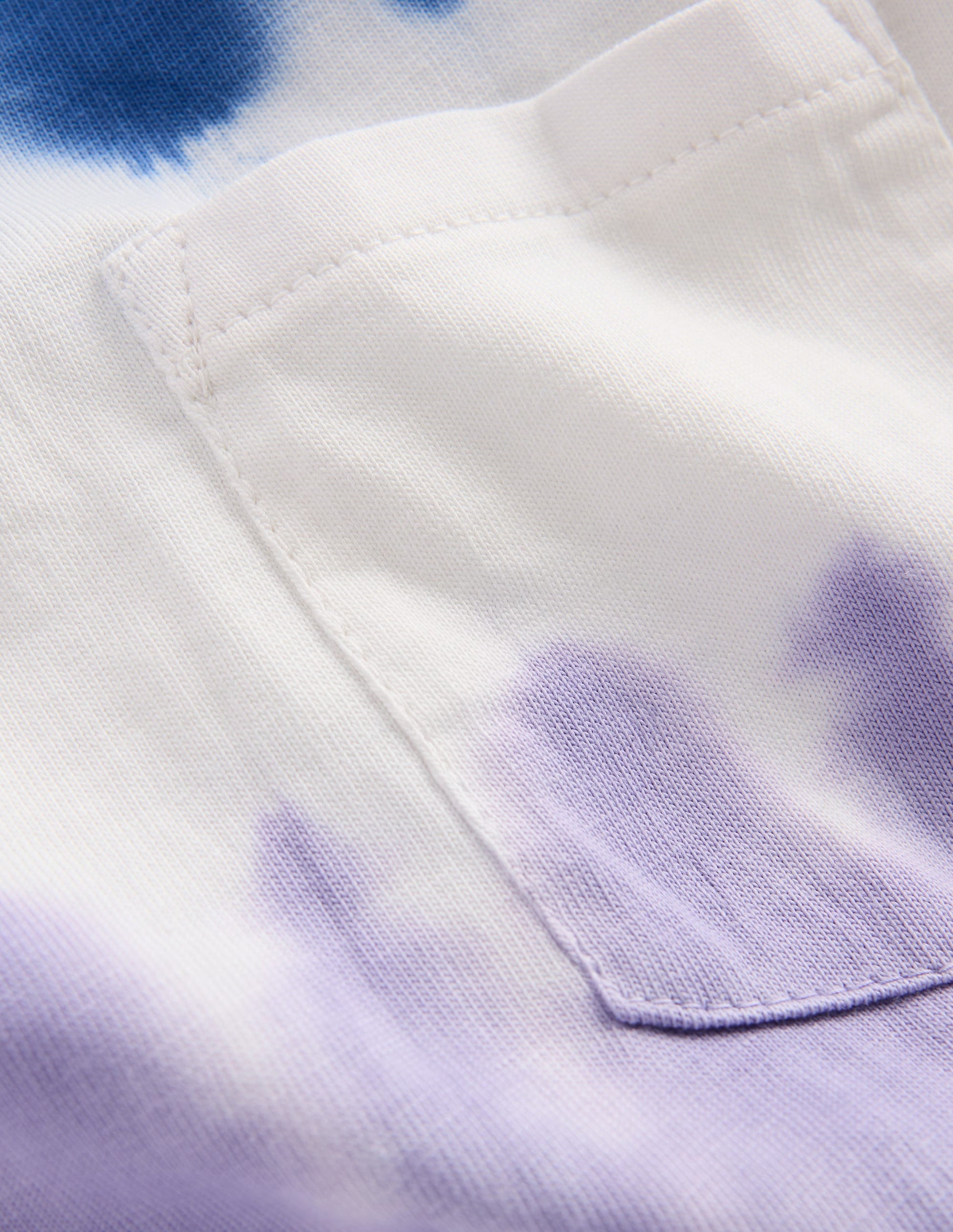T-Shirt mit Batikmuster-Violett Bunt-3