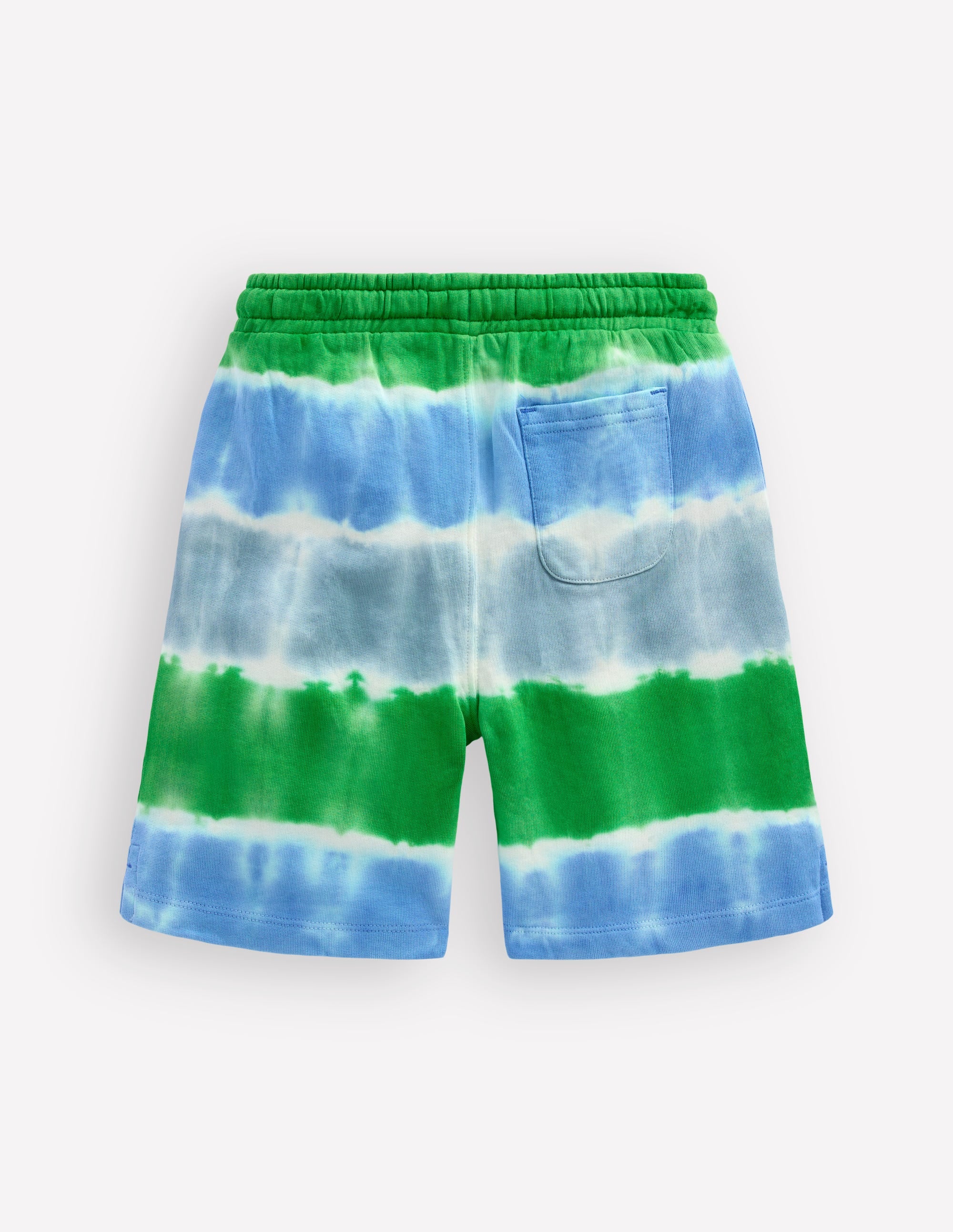 Shorts mit Batikmuster-Grün und Blau - Image 4