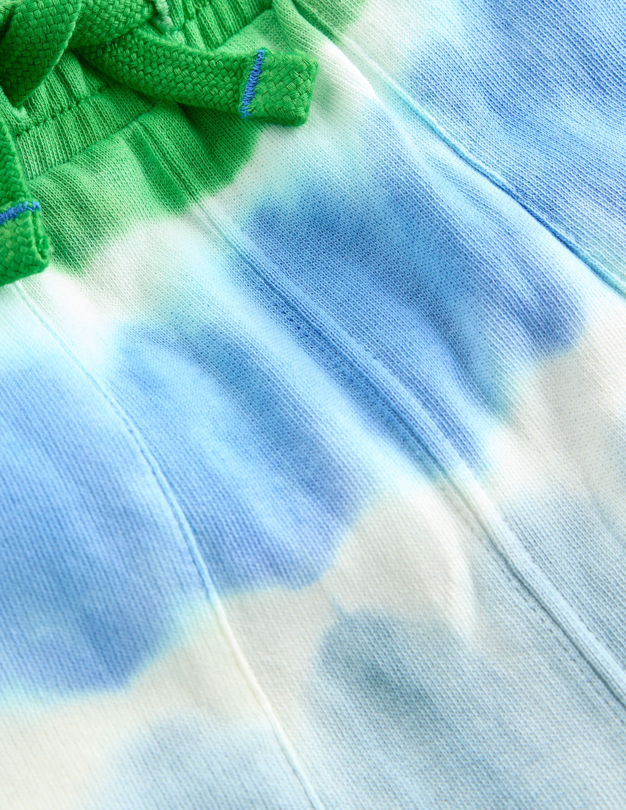 Shorts mit Batikmuster-Grün und Blau - Image 5