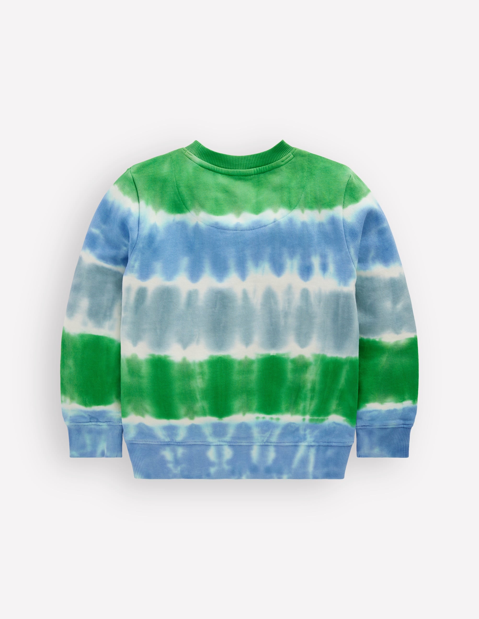 Batik-Sweatshirt-Grün/Blau - Image 4