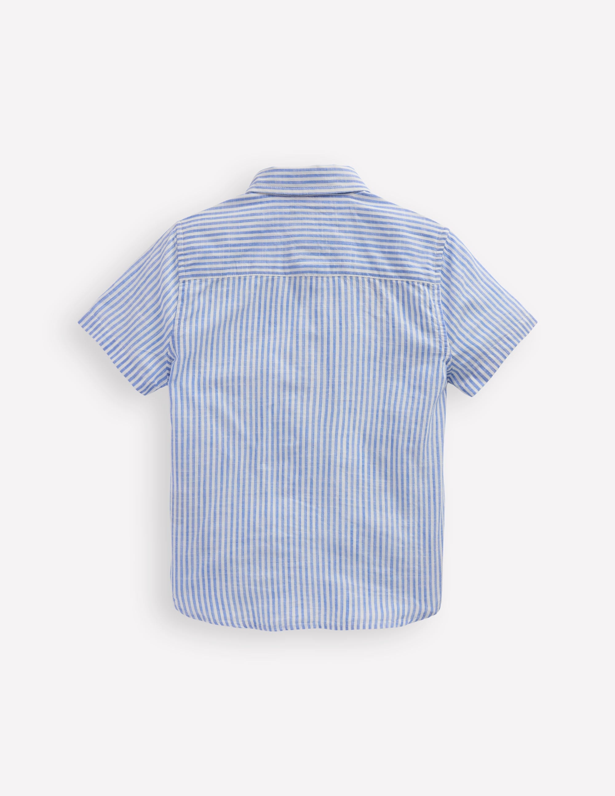 Chemise brodée à manches courtes-Broderie bord de mer - Image 2