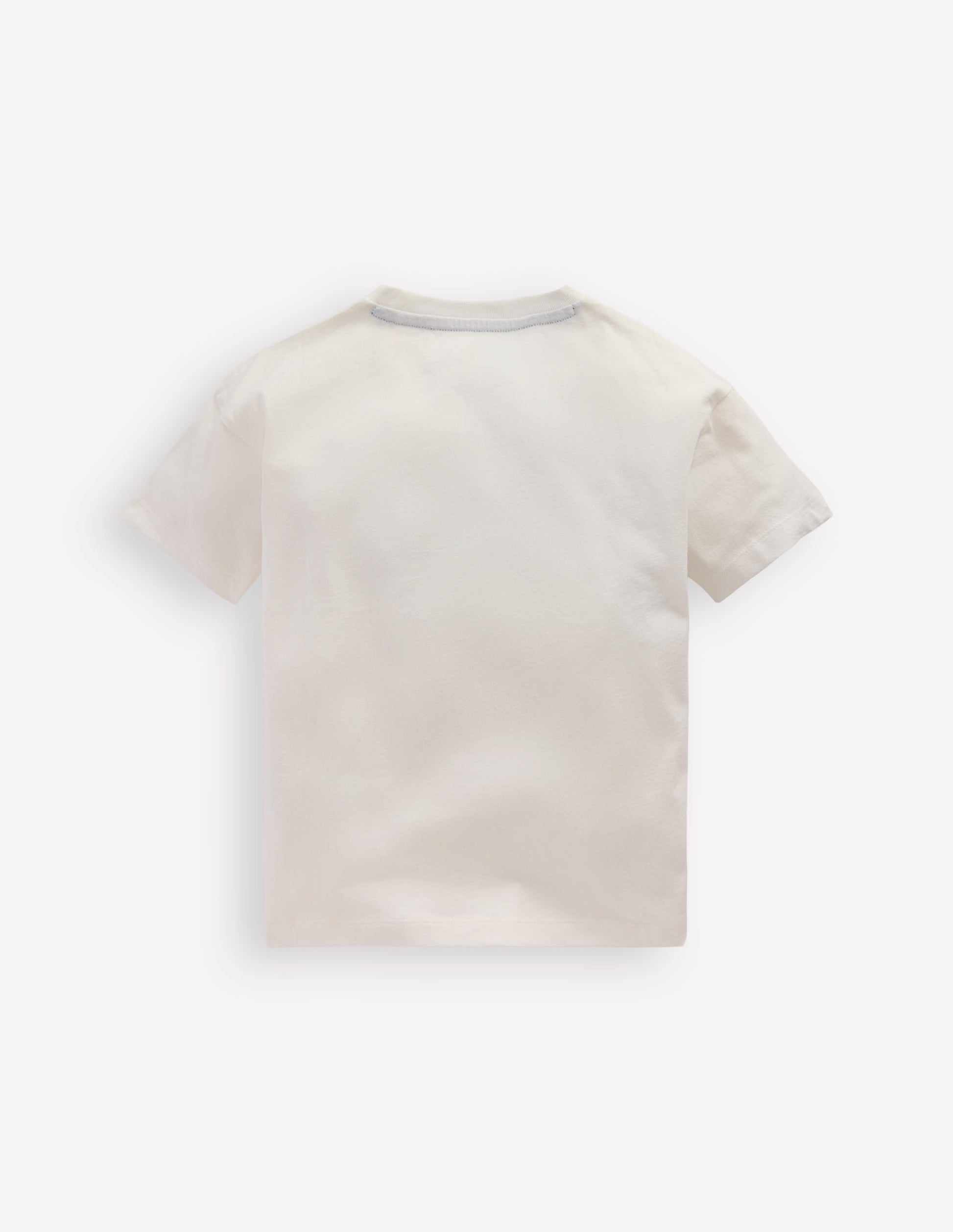 T-Shirt mit Aufnäher-Naturweiß Sport-2