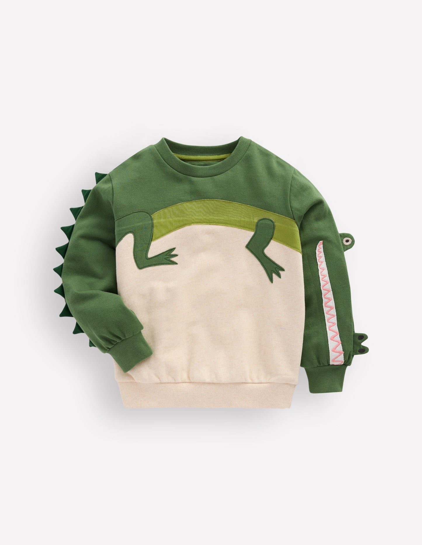 Sweat avec animal 3D-Croco