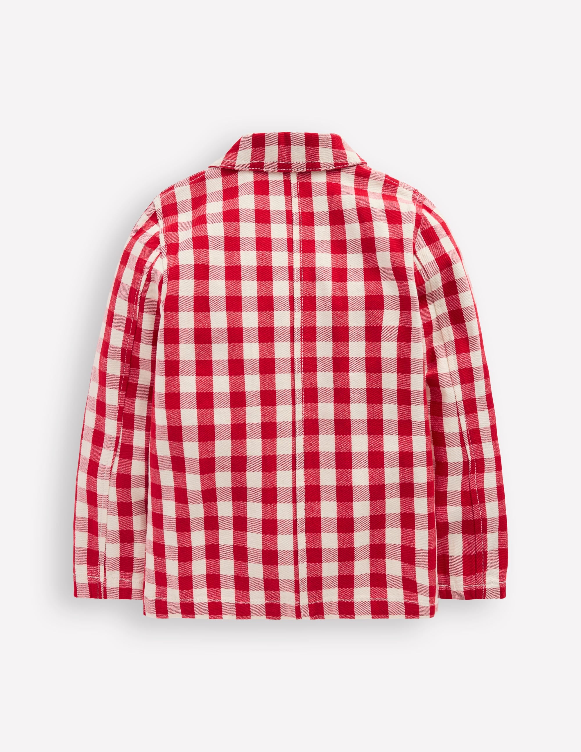 Veste en sergé-Rouge Vichy - Image 3