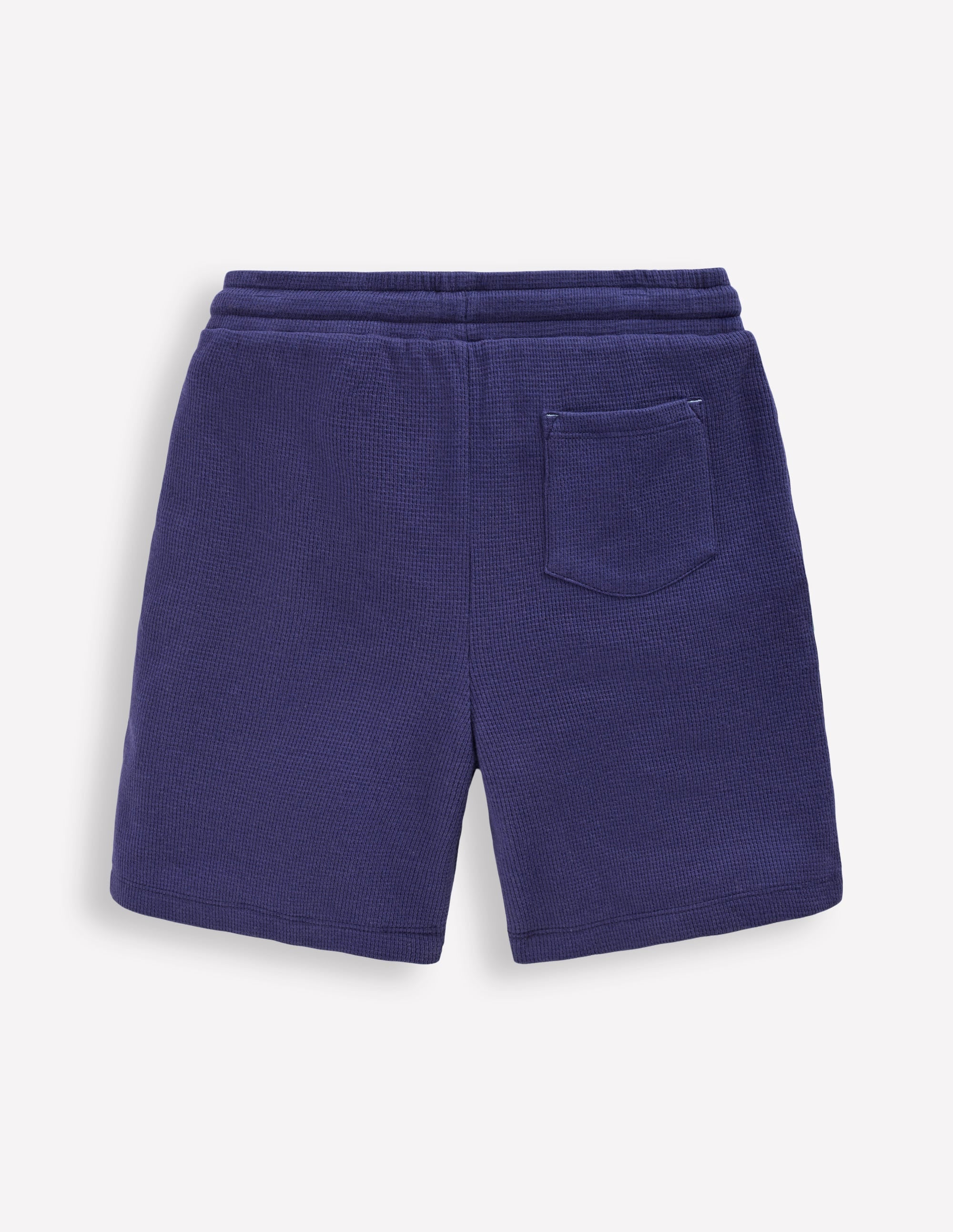 Short en nid d’abeille-Bleu Marine - Image 2