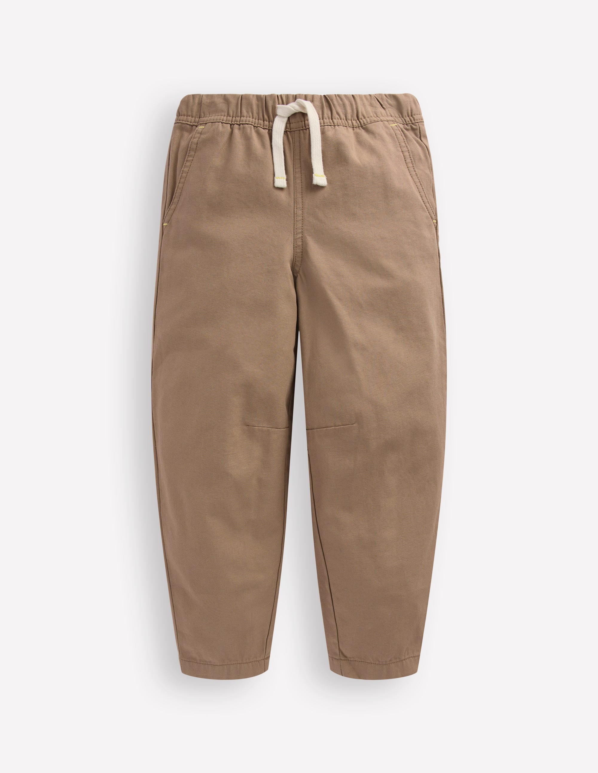 Pantalon décontracté à enfiler-Grège - Image 1