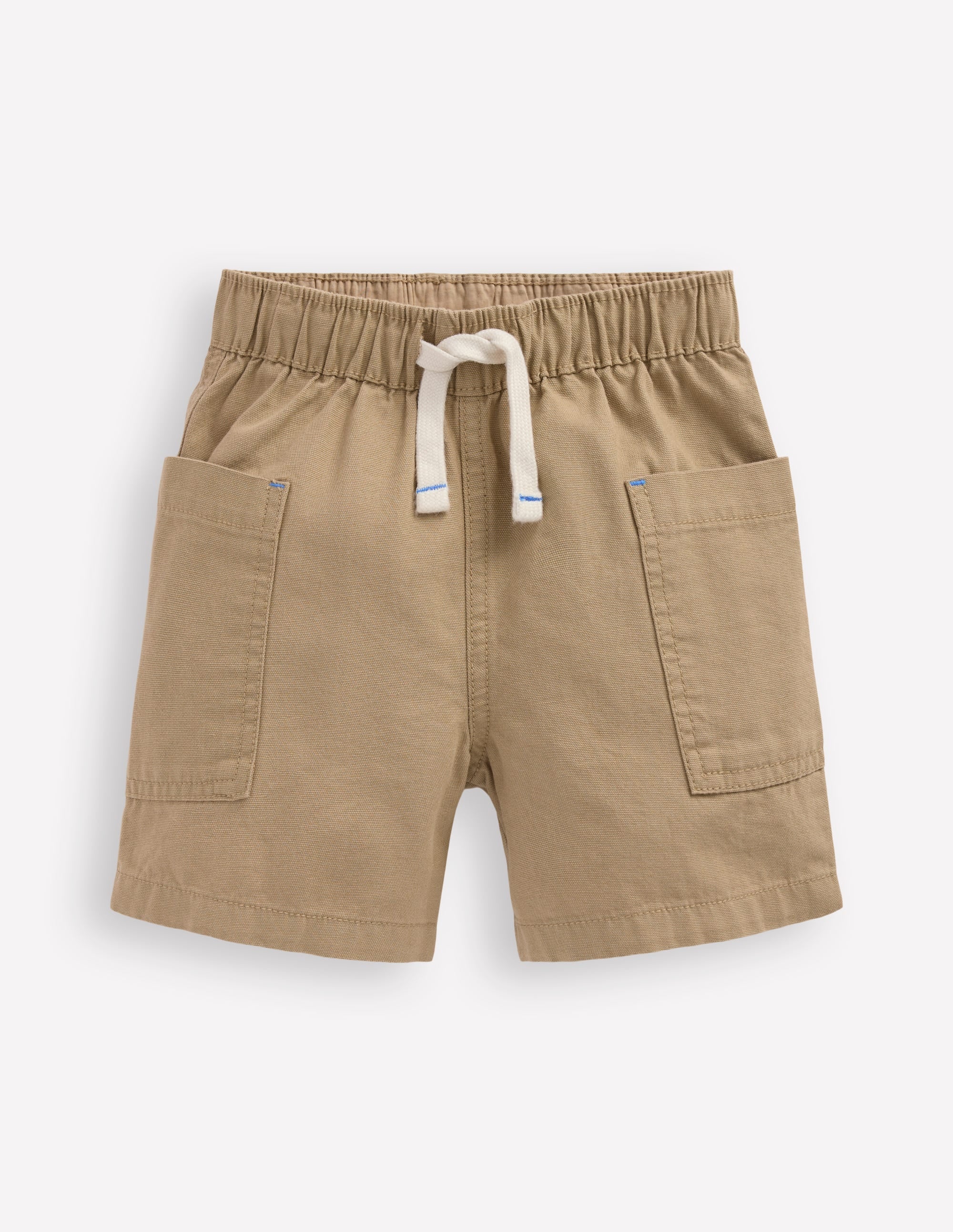 Baumwollshorts mit Tasche-Macadamia - Image 1