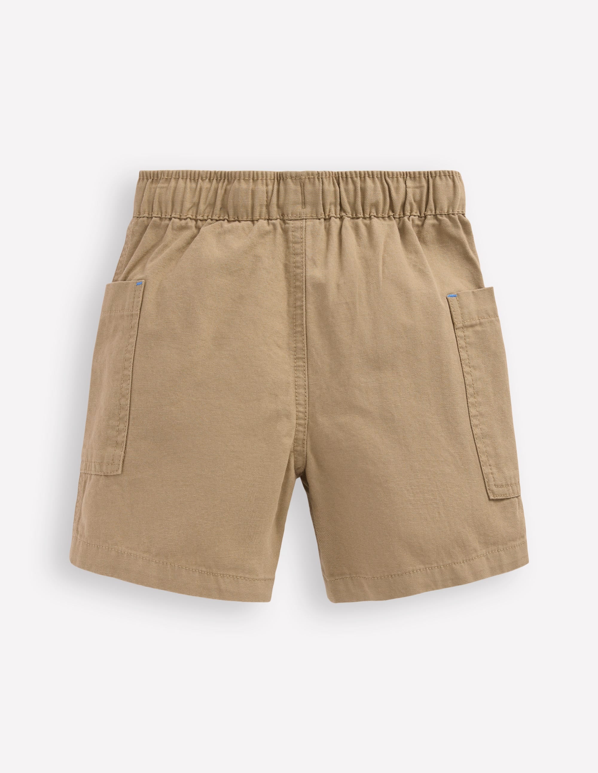 Baumwollshorts mit Tasche-Macadamia - Image 2