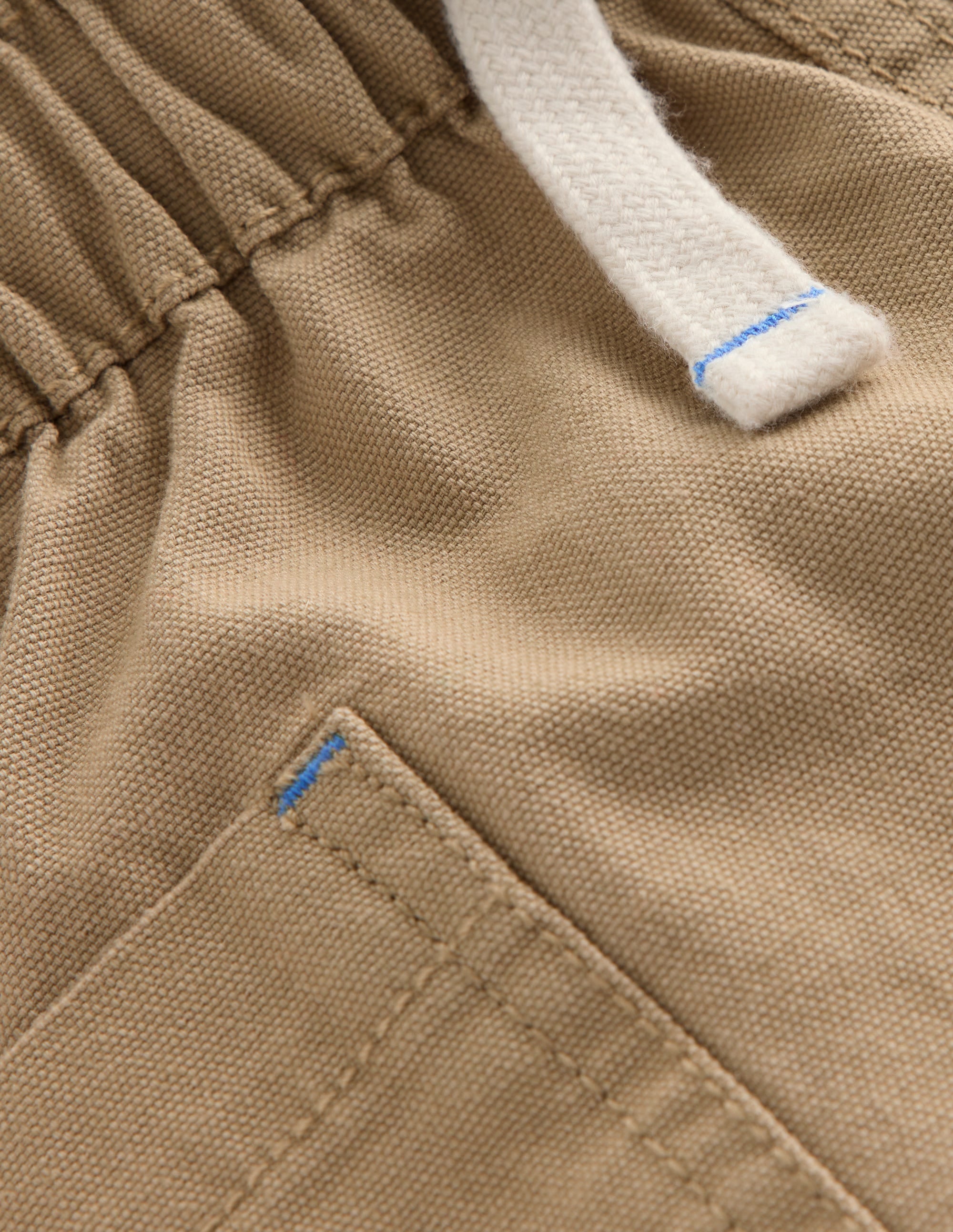 Baumwollshorts mit Tasche-Macadamia - Image 3