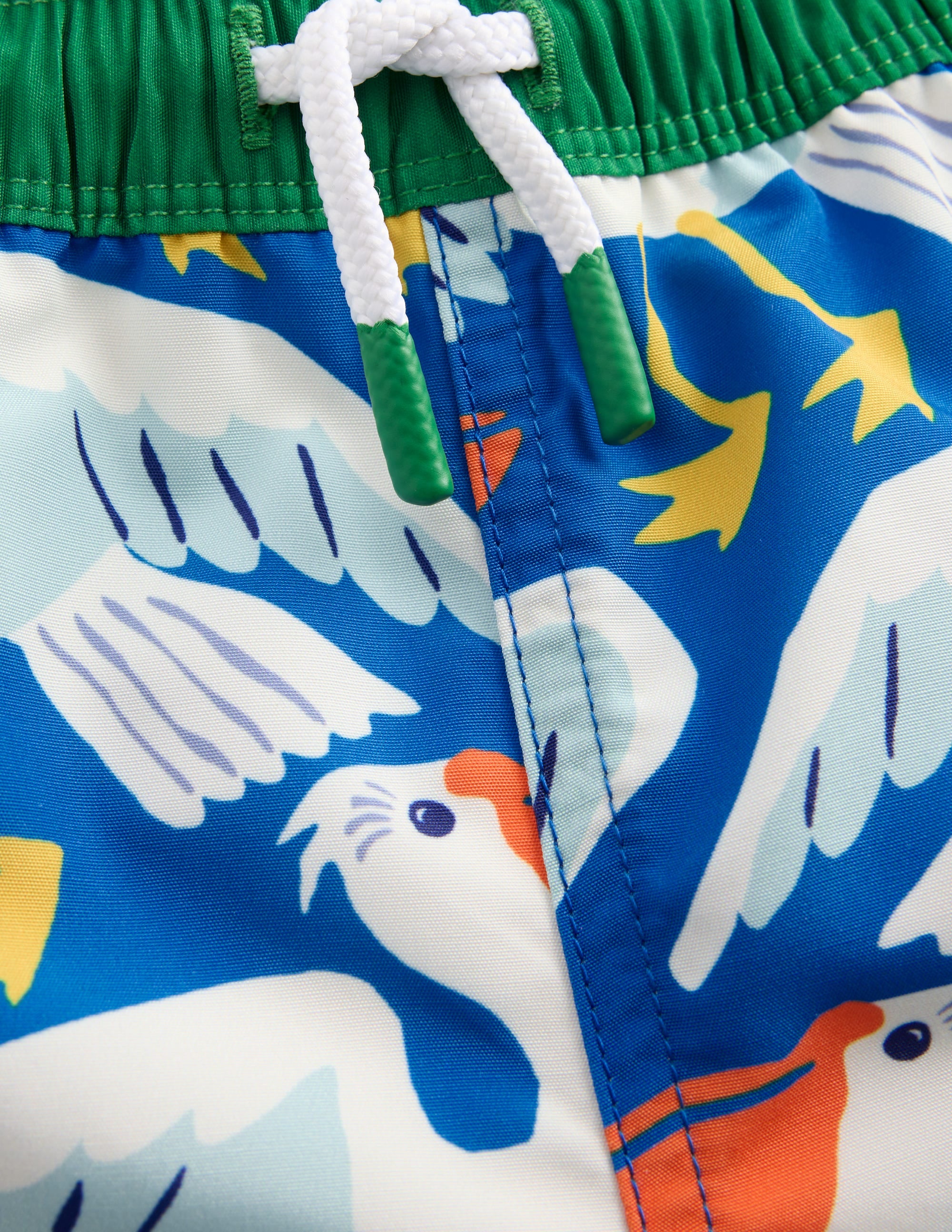 Short de bain-Pélicans bleu martin-pêcheur - Image 3