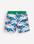 Short de bain-Pélicans bleu martin-pêcheur