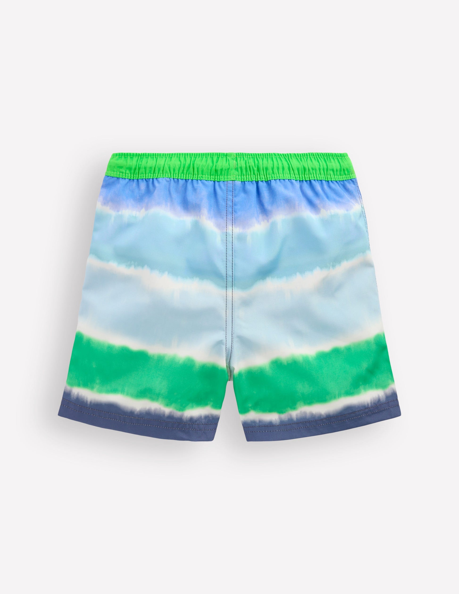 Short de bain-Tie-dye bleu-2