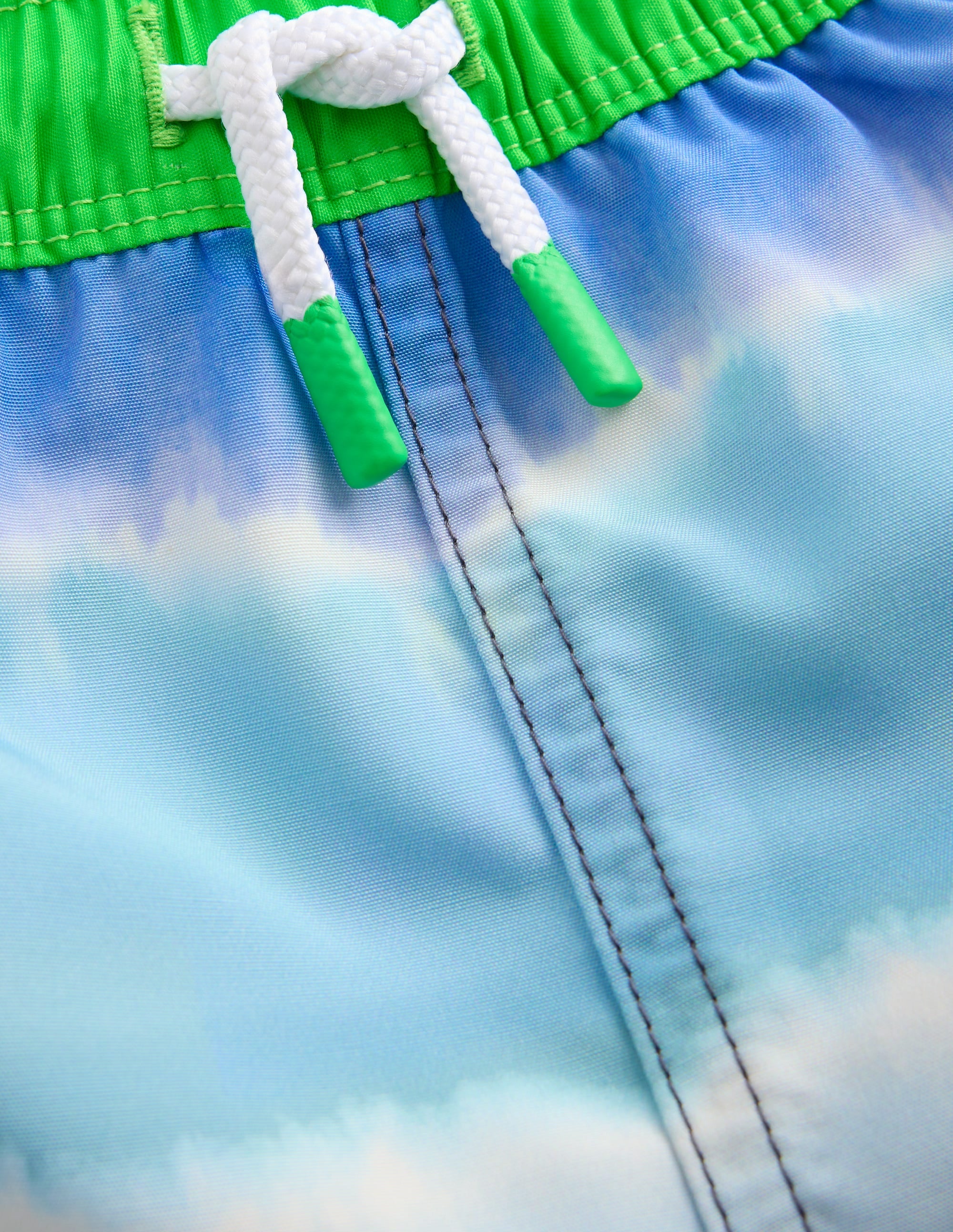 Short de bain-Tie-dye bleu - Image 3