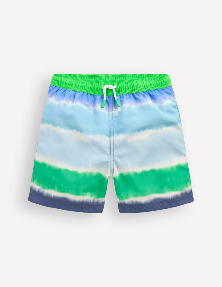 Badeshorts-Blau Batik