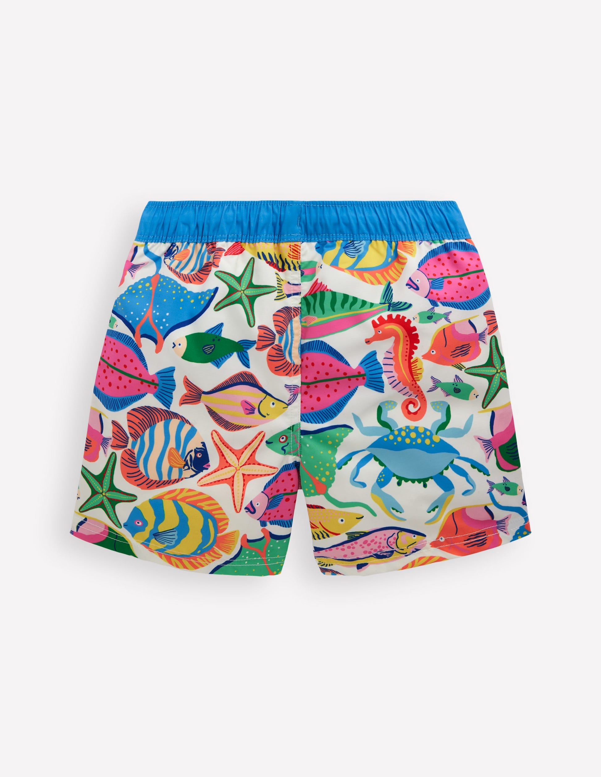 Badeshorts-Schwimmende Fische-2