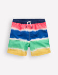 Short de bain-Tie and dye arc-en-ciel