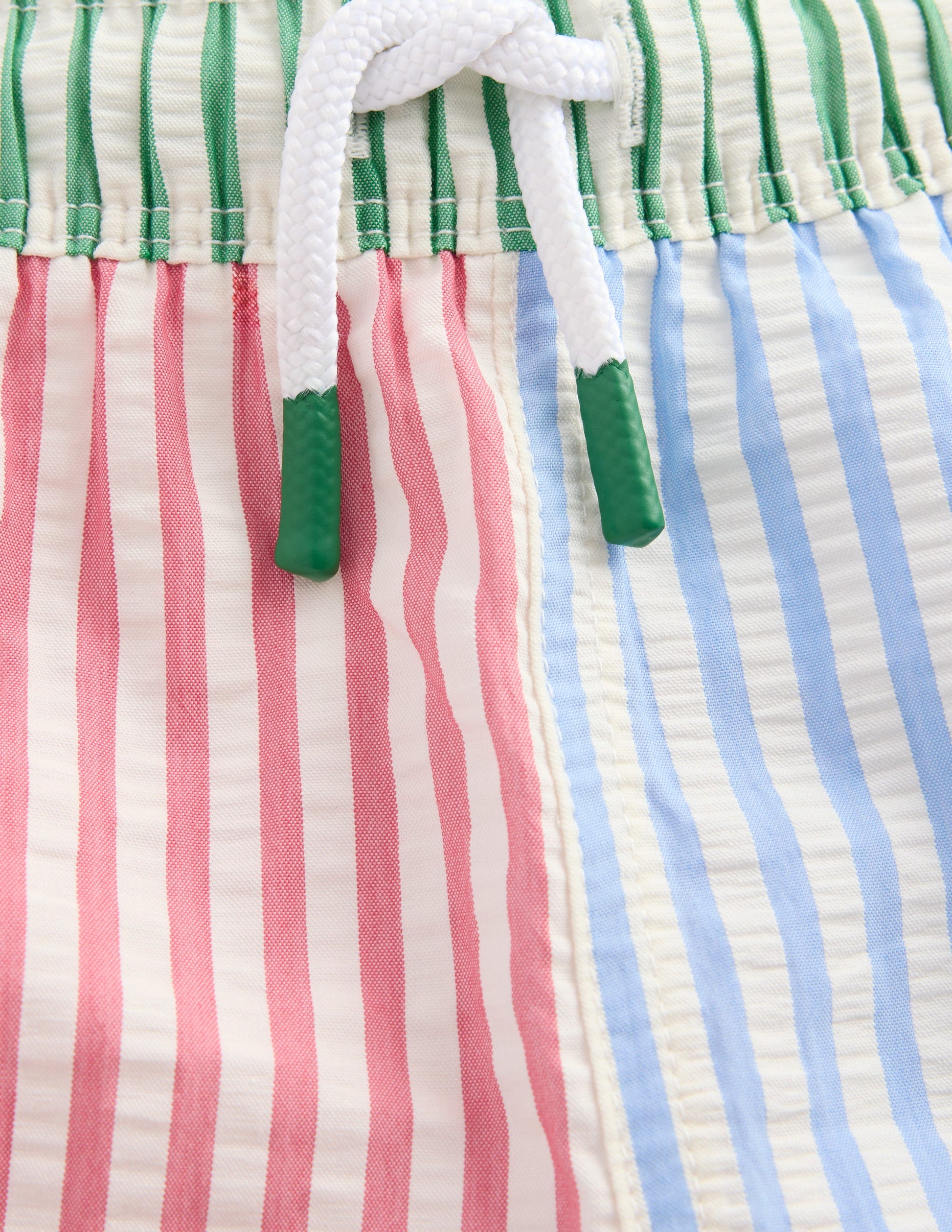 Short de bain-Seersucker Rayé-3