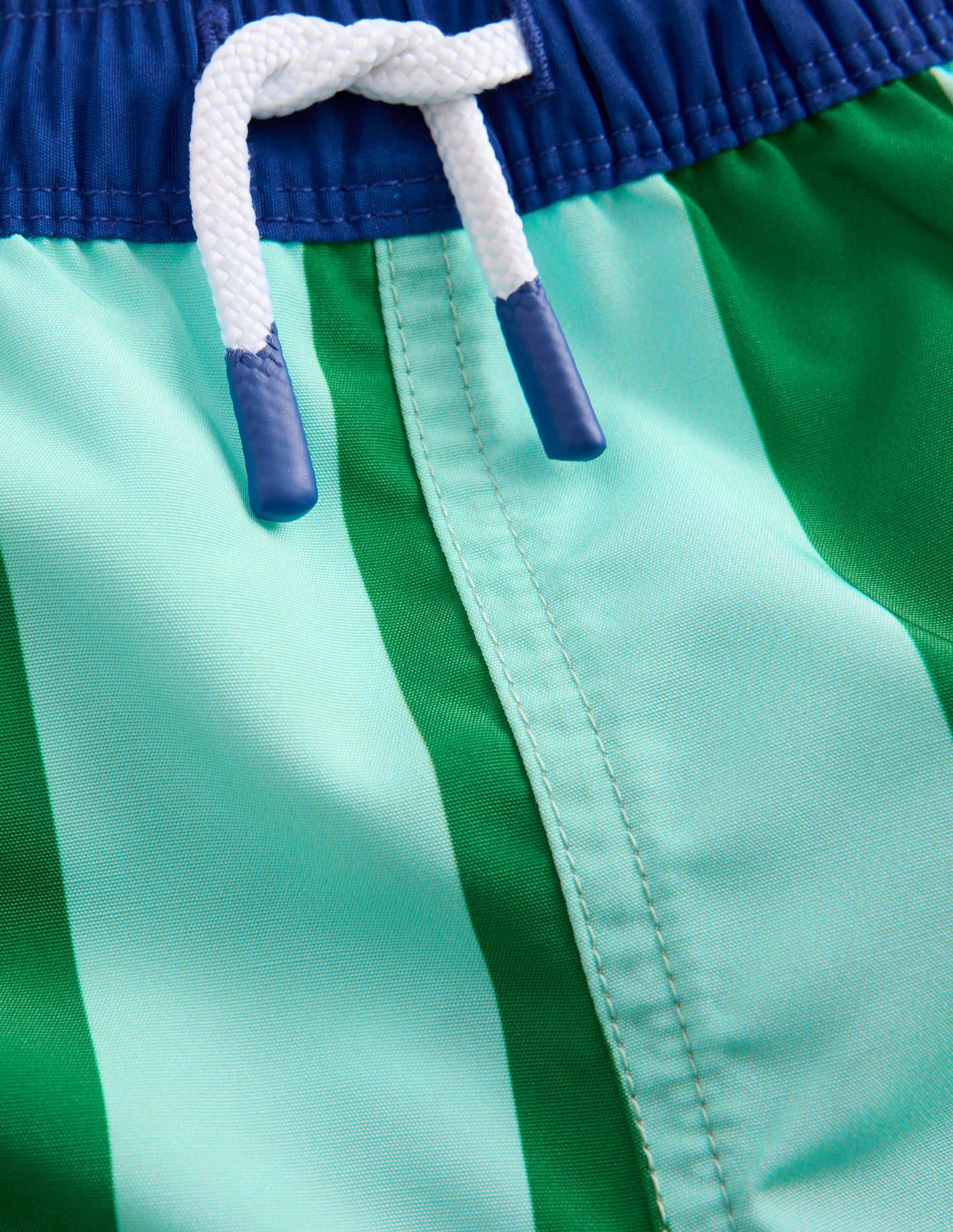 Short de bain-Rayé contrastant-4