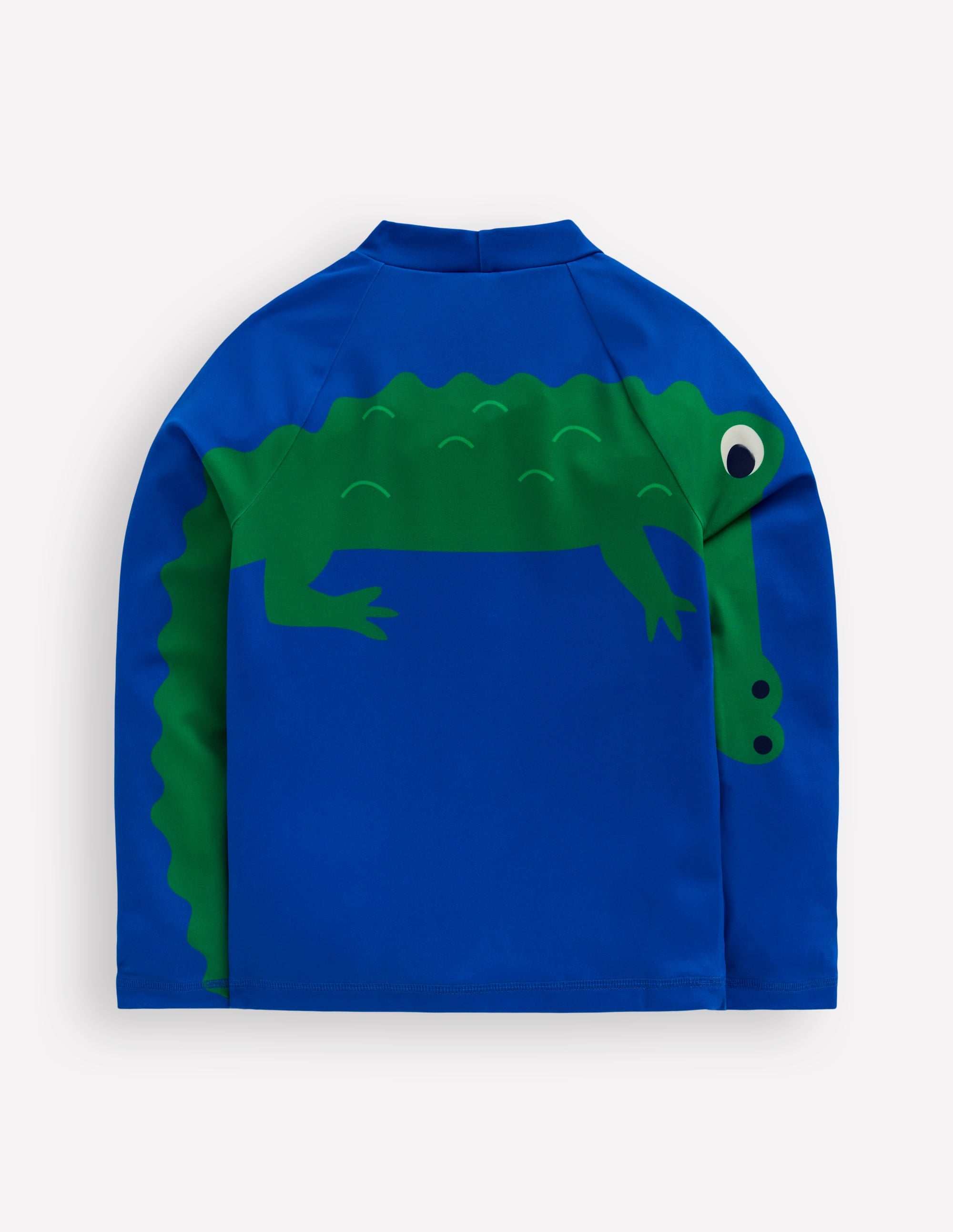 Haut de plage fun avec protection solaire-Croco bleu - Image 2
