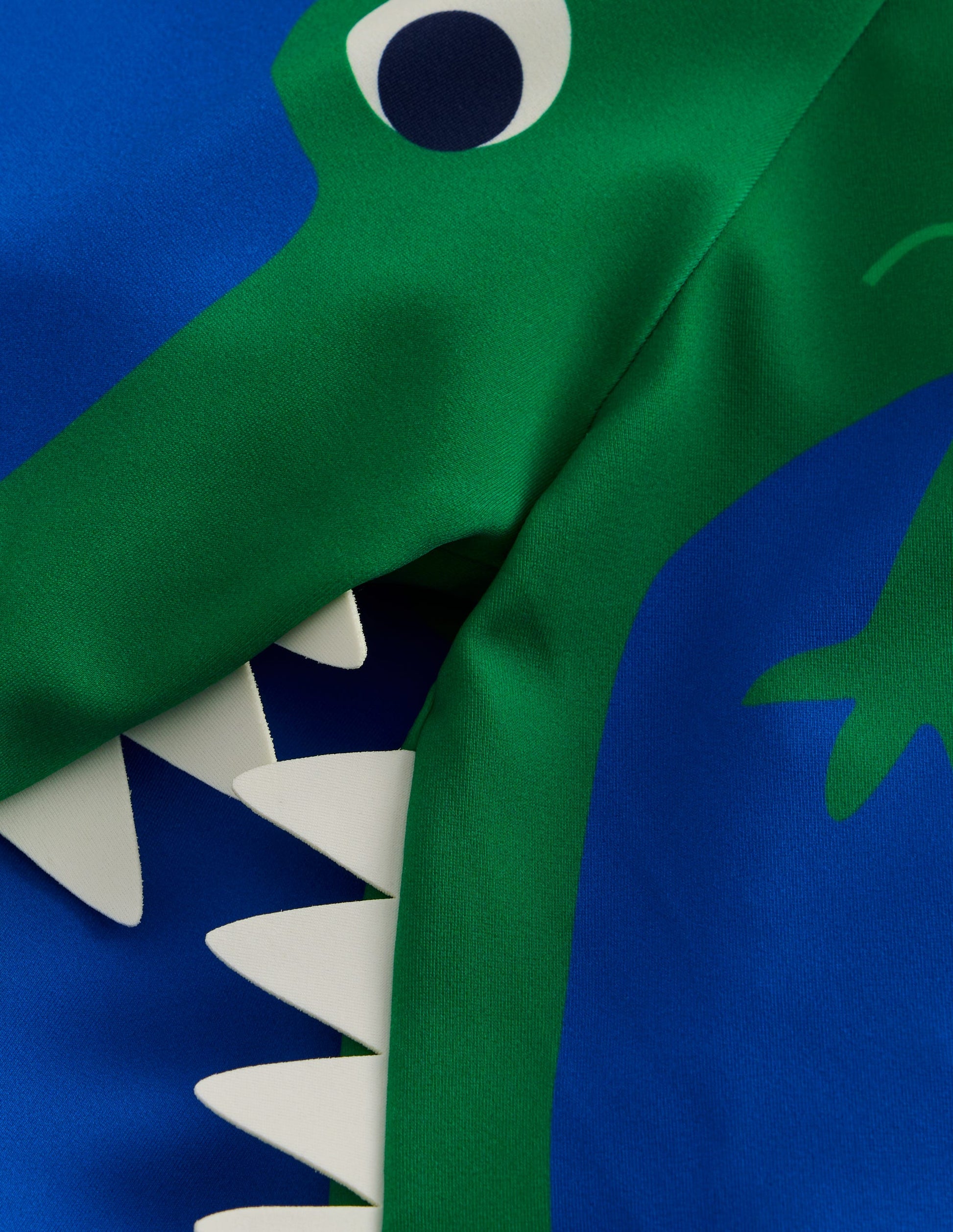 Haut de plage fun avec protection solaire-Croco bleu-5